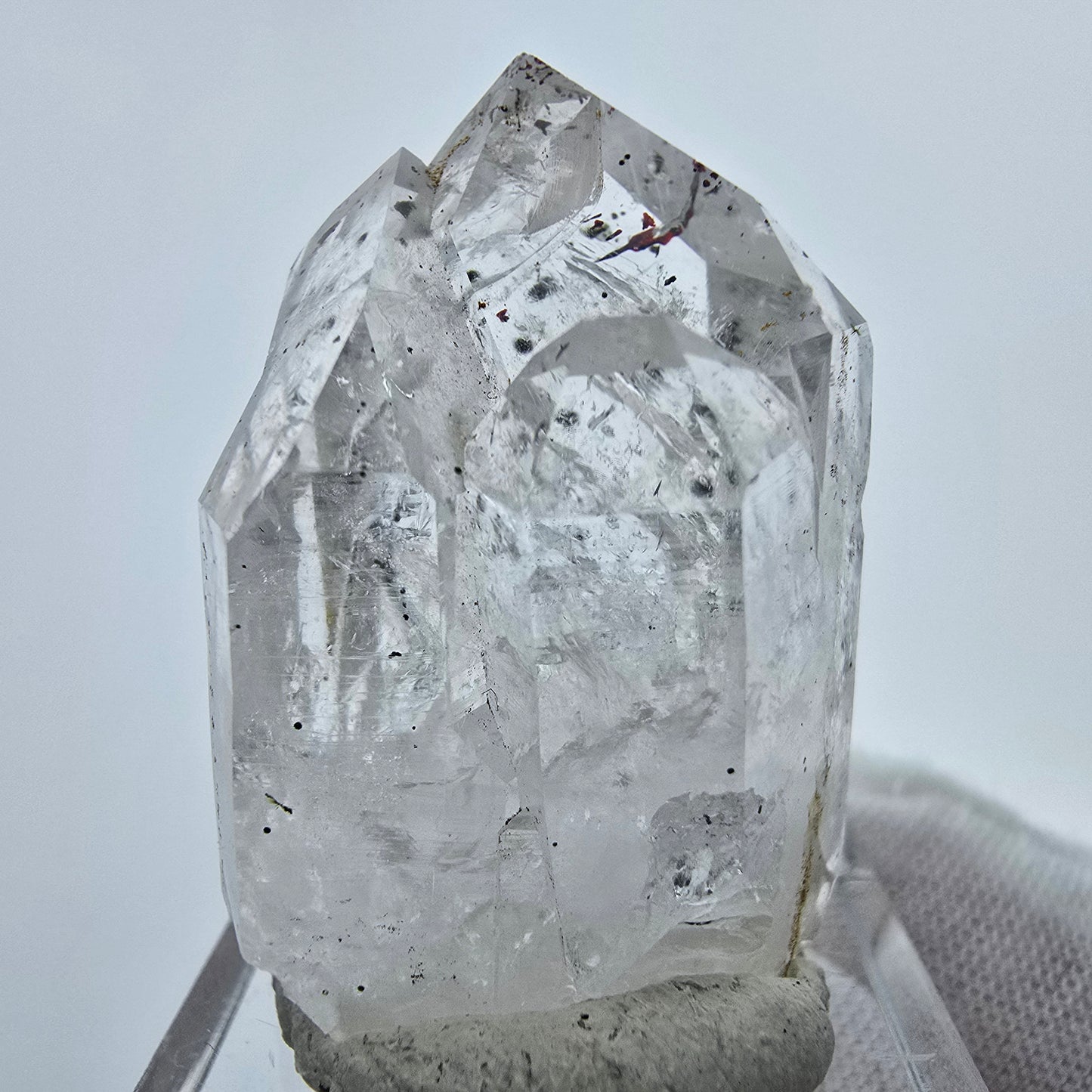 Enhydro Harlekin Phantom Hämatit Quarz Streep Mine, Goboboseb Namibia 34*24*22mm