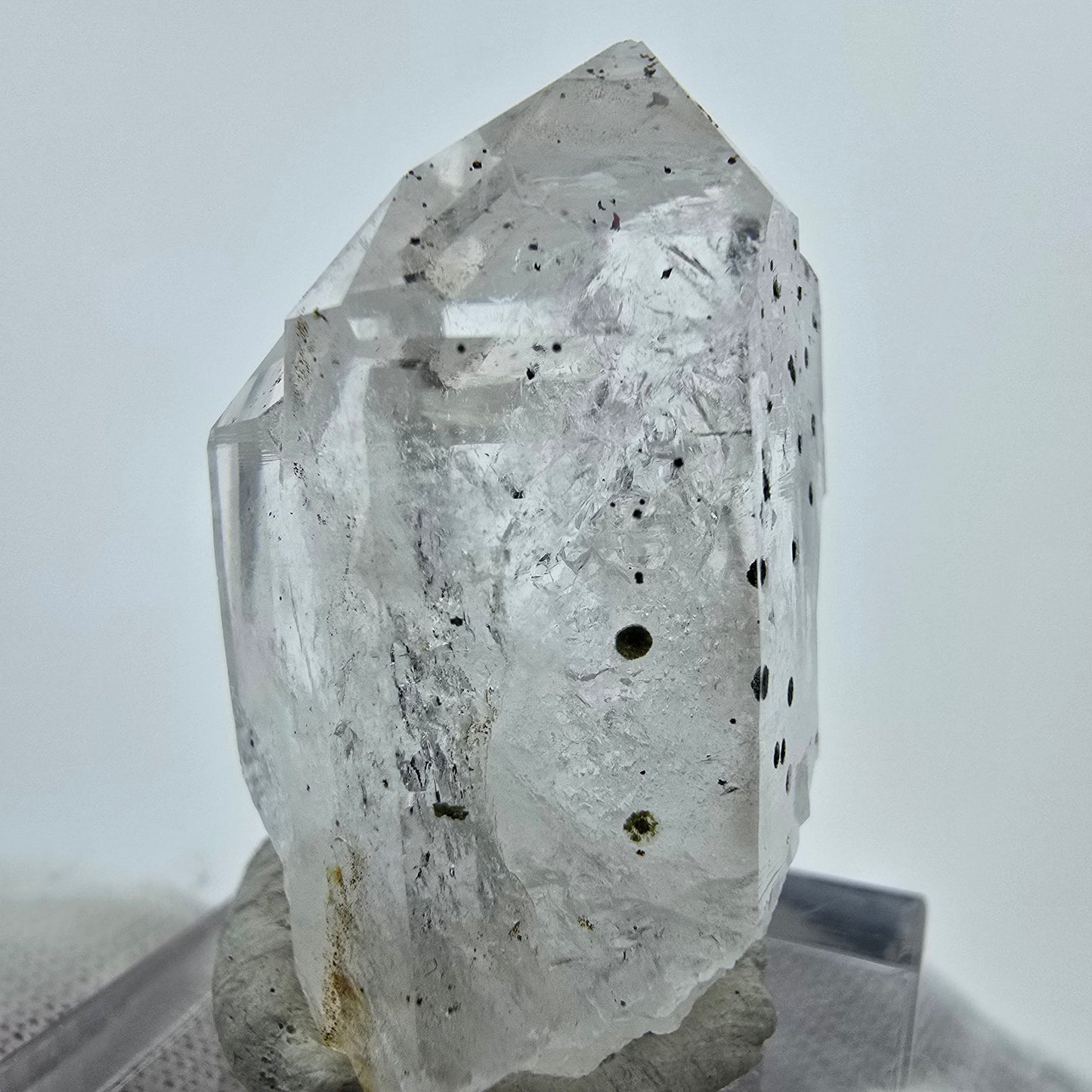 Enhydro Harlekin Phantom Hämatit Quarz Streep Mine, Goboboseb Namibia 34*24*22mm
