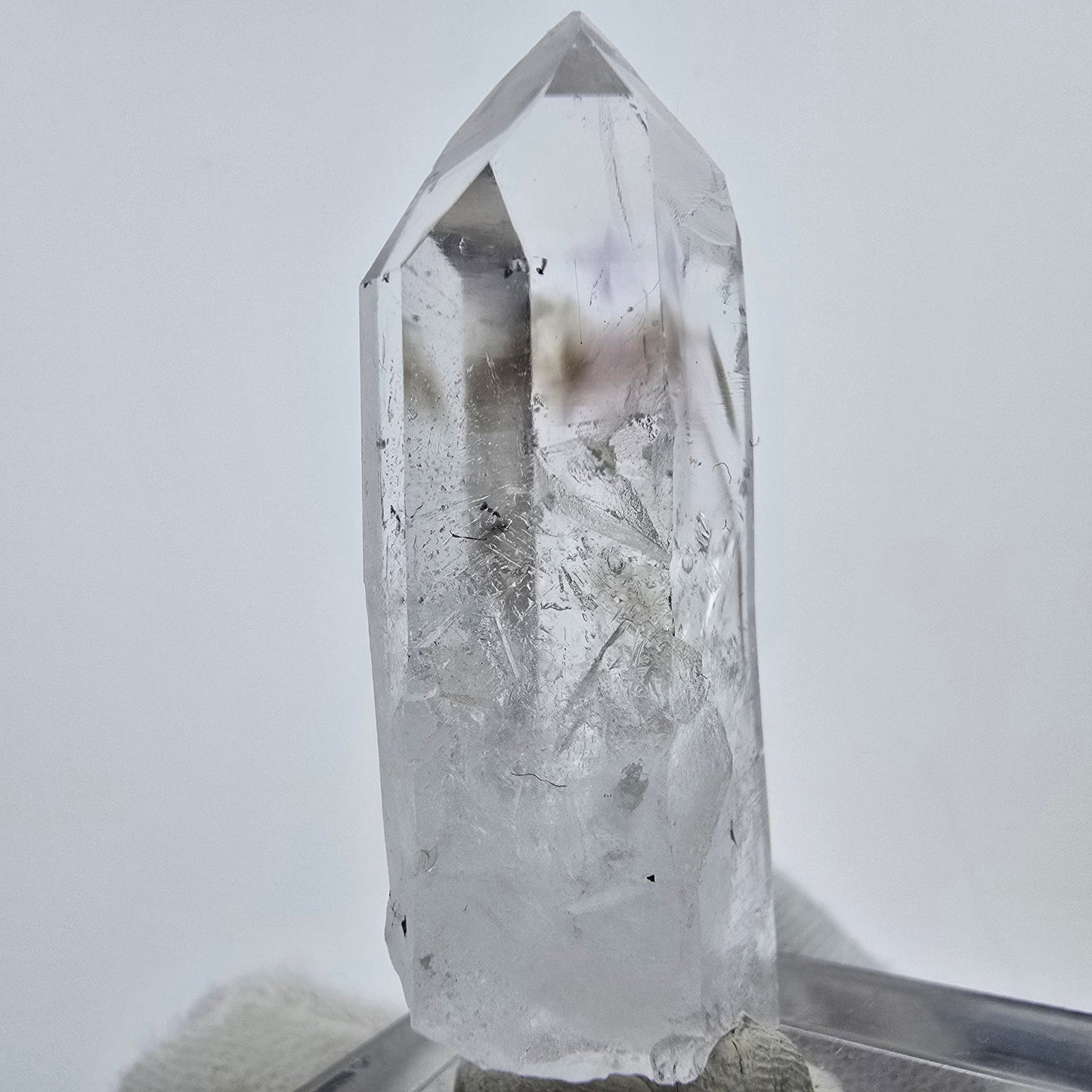 Enhydro Phantom Hämatit Amethyst Streep Mine, Goboboseb, Namibia 41*17*10mm