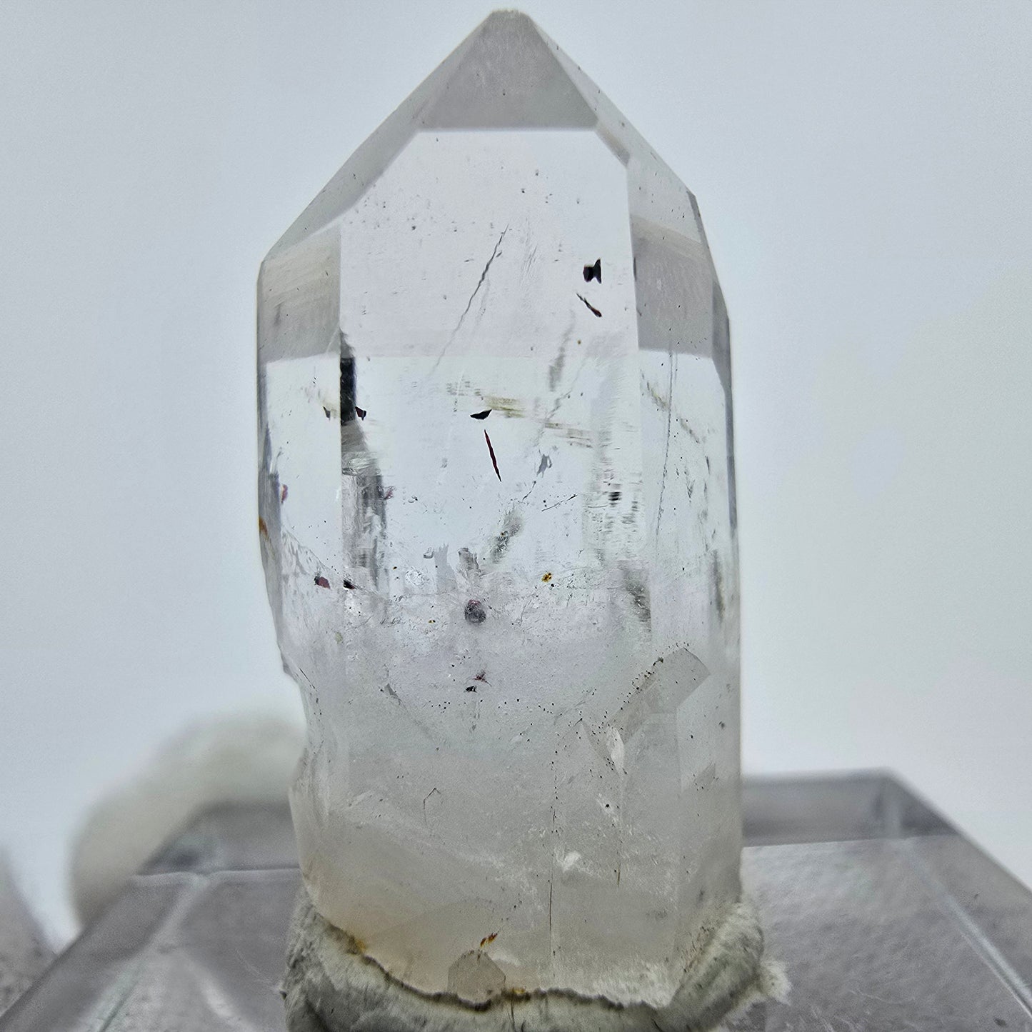 Klarer Harlekin Phantom Quarz Kristall Streep Mine, Goboboseb Namibia 24*12*12mm