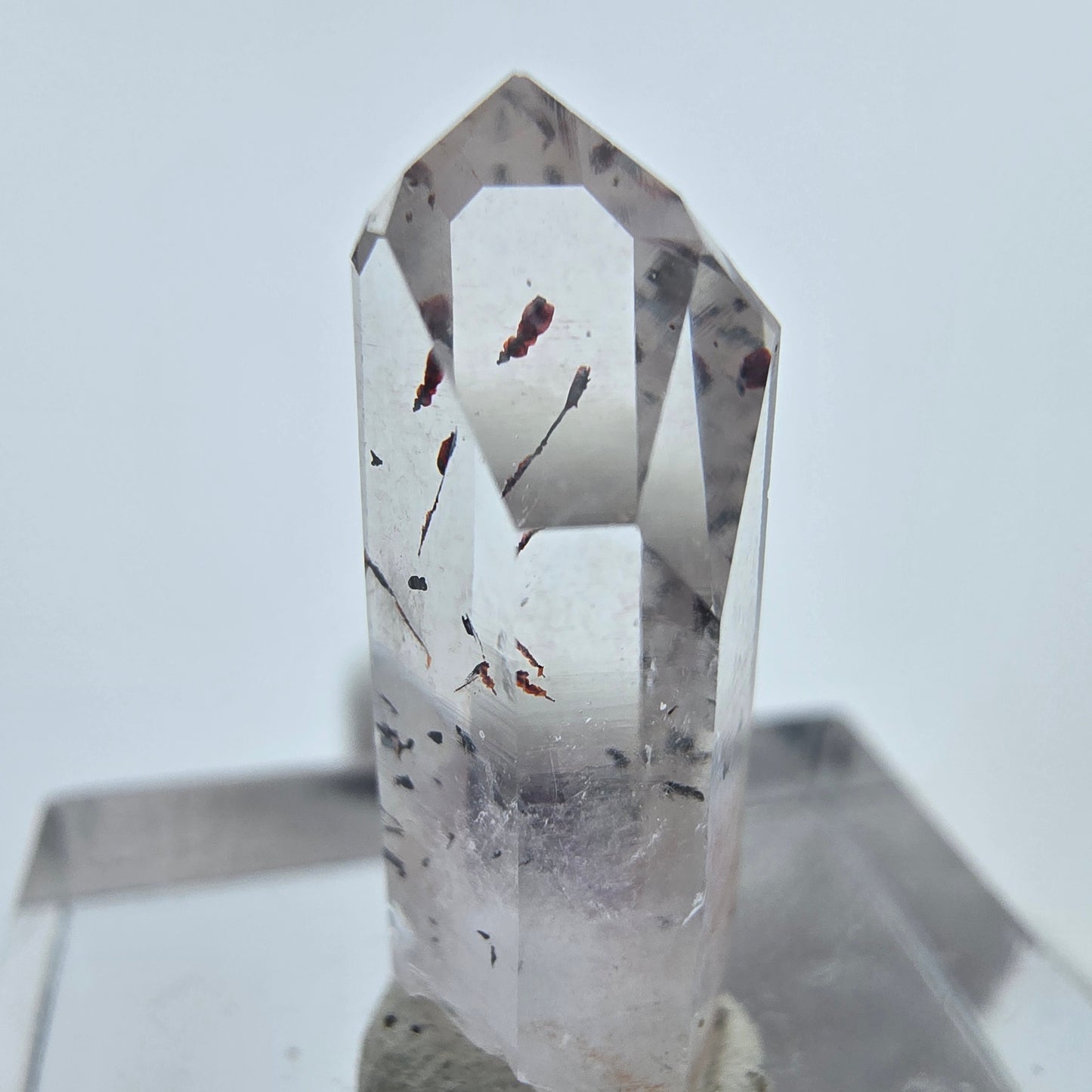 Harlekin Phantom Amethyst Kristall Streep Mine, Goboboseb, Namibia 22*8*7mm