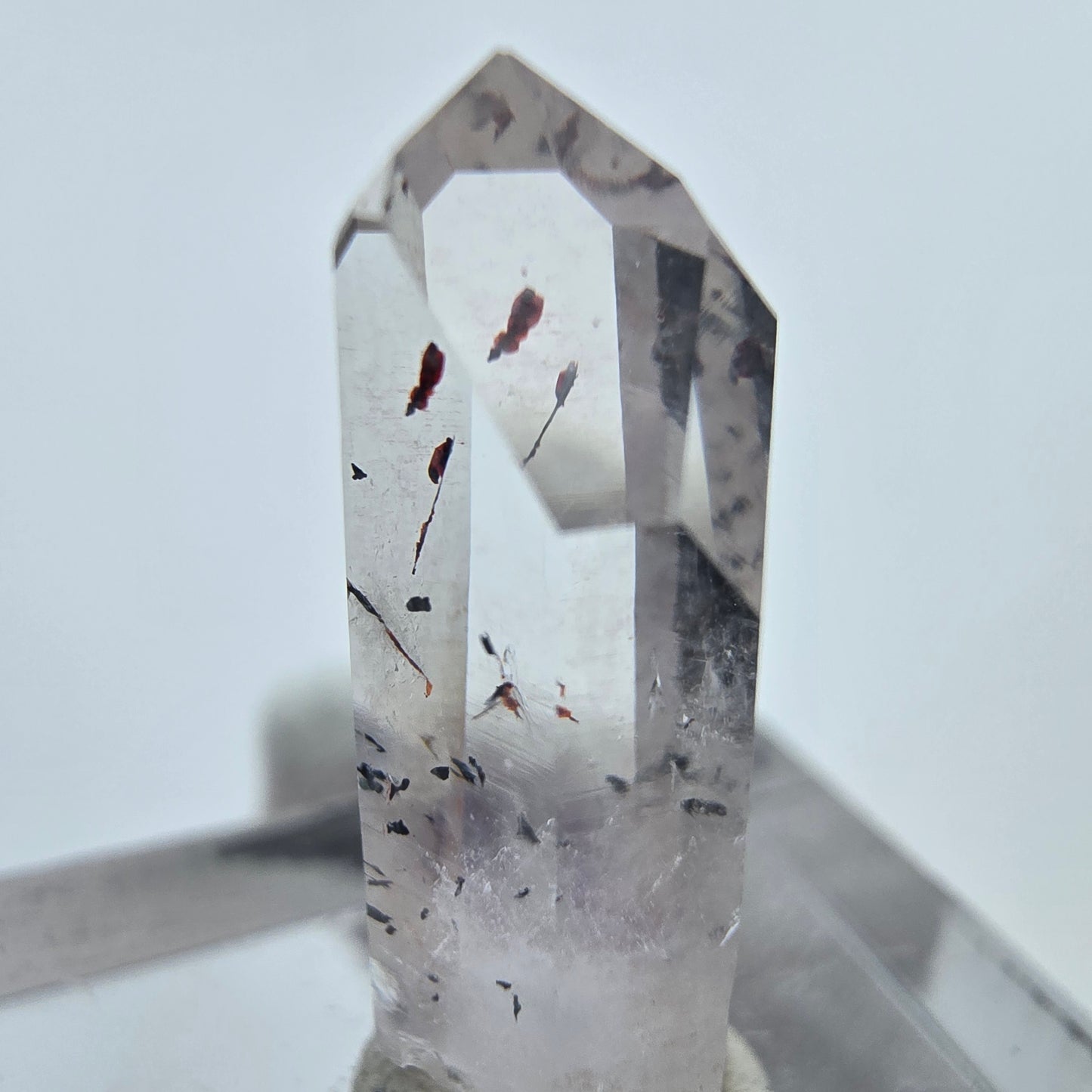 Harlekin Phantom Amethyst Kristall Streep Mine, Goboboseb, Namibia 22*8*7mm