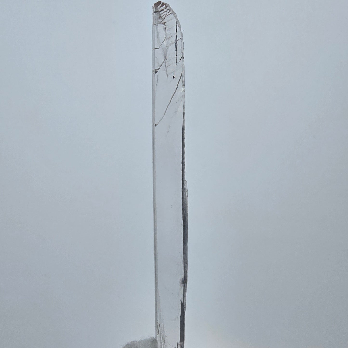 Seltener Kunzit X Spodumen Kristall weiß UV Mineral 92*6*5mm aus Brasilien