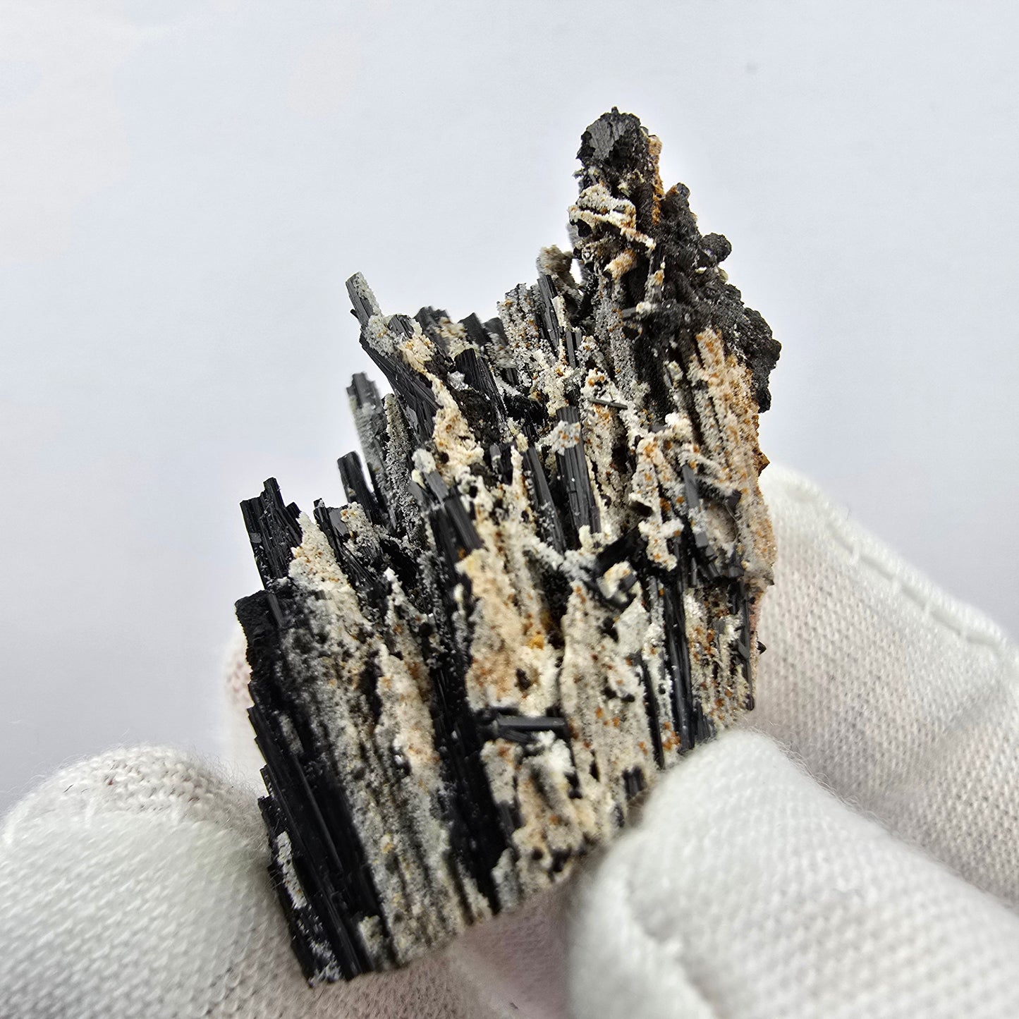 Seltene Schörl Turmalin Stufe schwarz Erongo, Namibia 31*25*20mm Sammlung