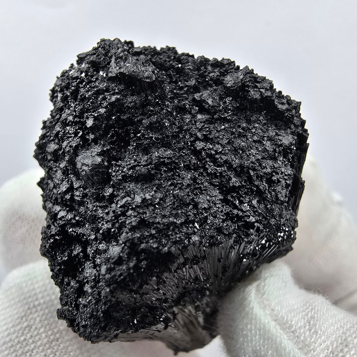 Seltene Schörl Turmalin Stufe schwarz Erongo, Namibia 41*31*27mm Sammlung