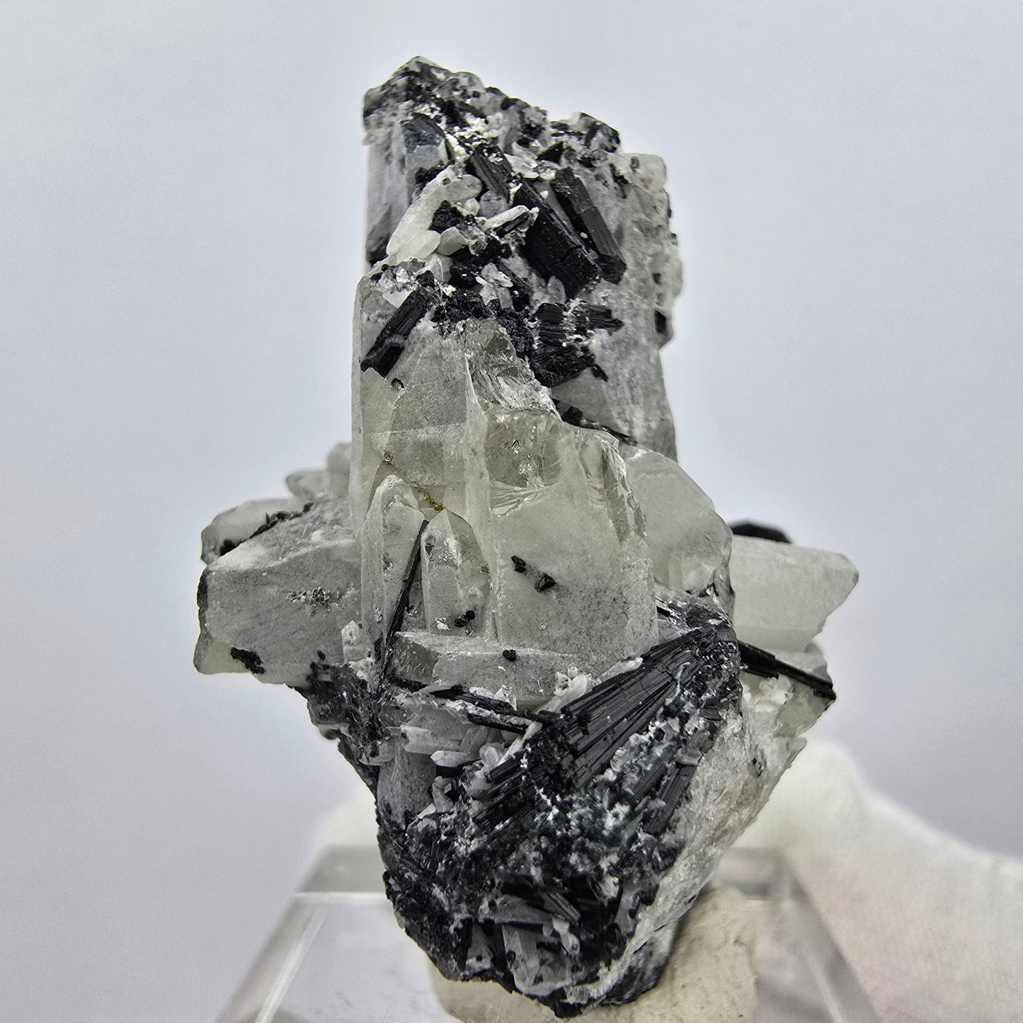 Seltene Schörl Turmalin, Rauchquarz Stufe Erongo, Namibia 44*30*27mm Sammlung