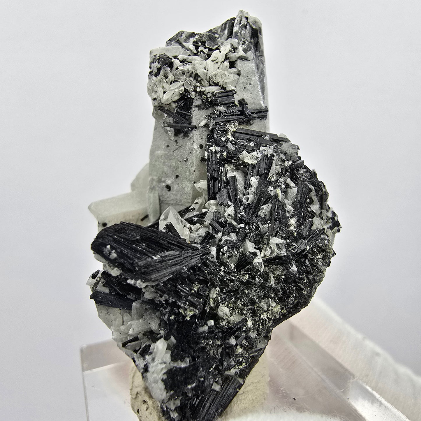 Seltene Schörl Turmalin, Rauchquarz Stufe Erongo, Namibia 44*30*27mm Sammlung