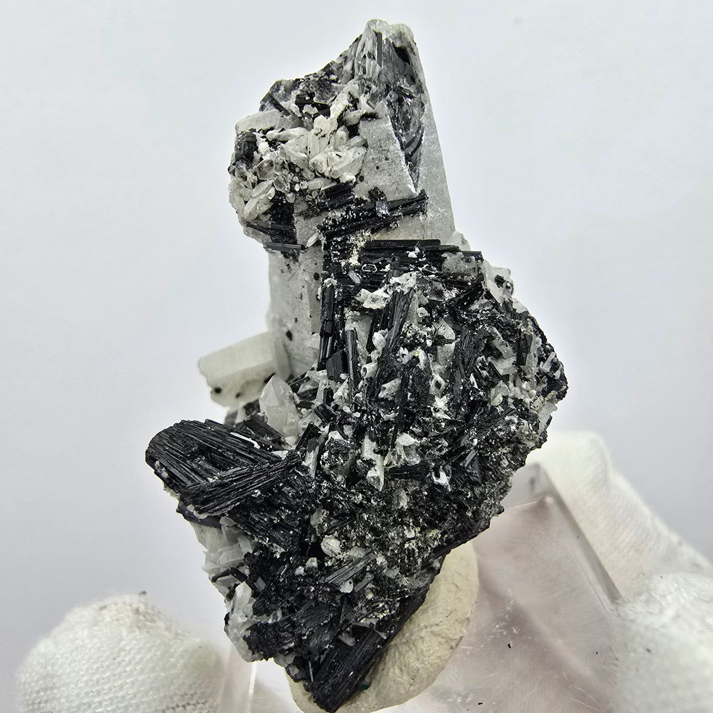 Seltene Schörl Turmalin, Rauchquarz Stufe Erongo, Namibia 44*30*27mm Sammlung