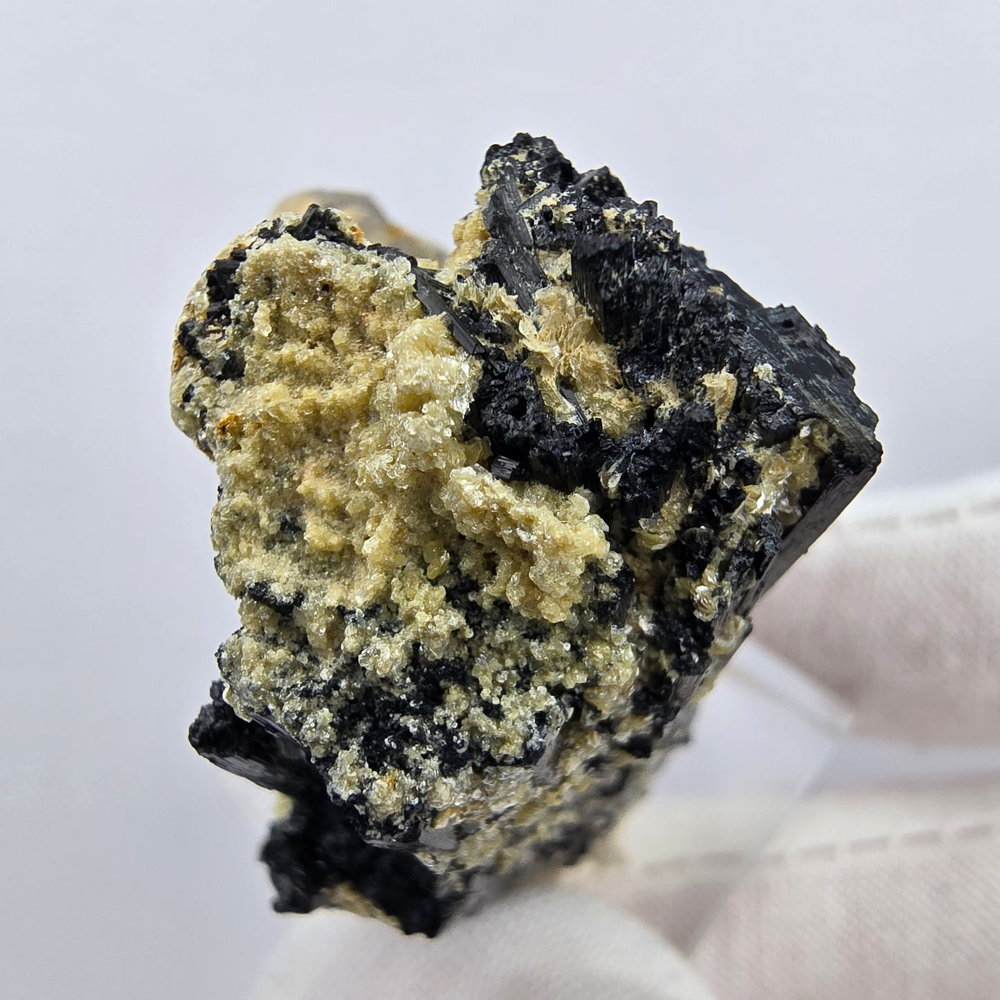 Seltene Schörl Turmalin, Rauchquarz Stufe Erongo, Namibia 42*34*30mm Sammlung