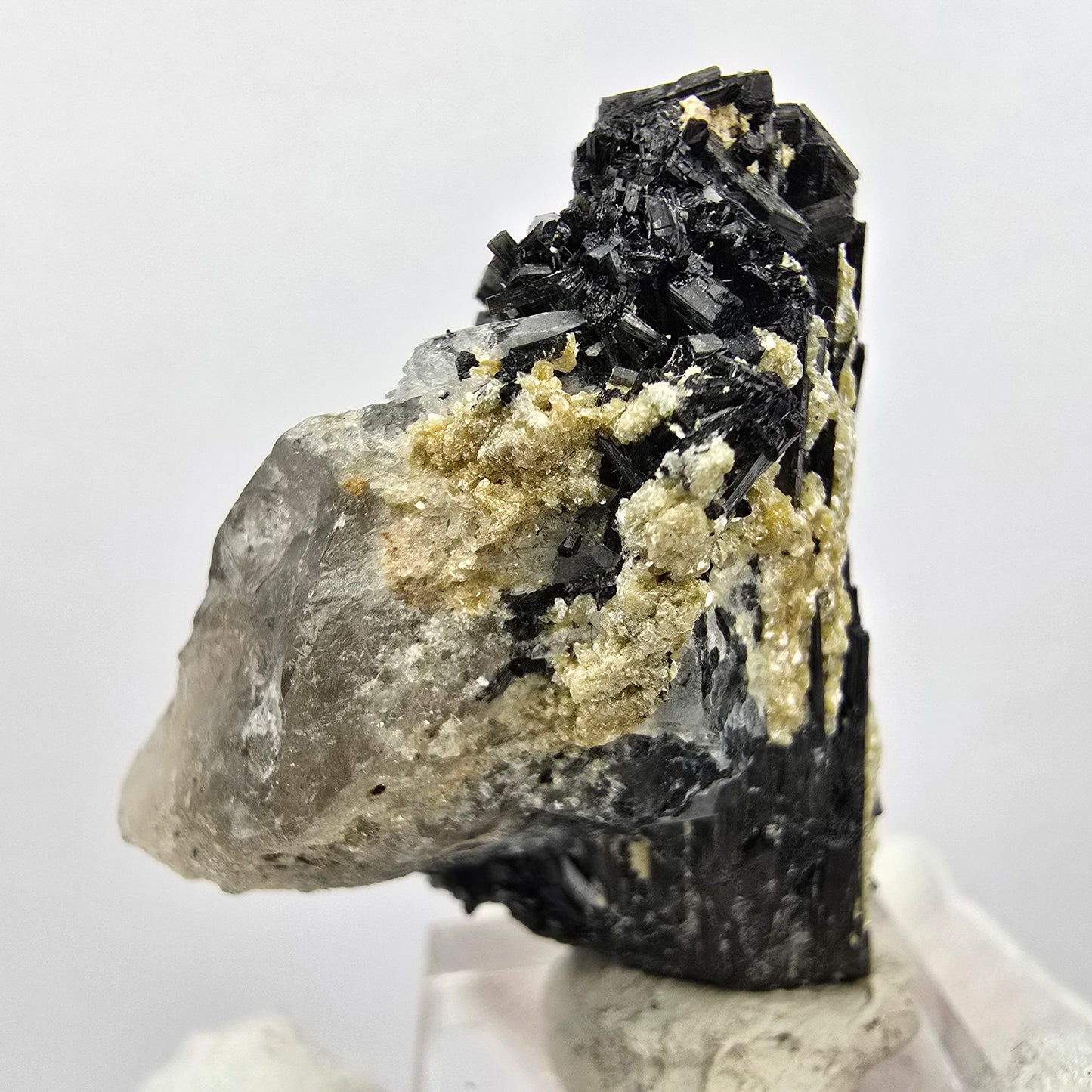 Seltene Schörl Turmalin, Rauchquarz Stufe Erongo, Namibia 47*36*23mm Sammlung