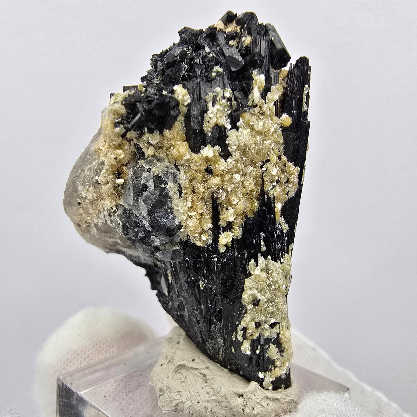Seltene Schörl Turmalin, Rauchquarz Stufe Erongo, Namibia 47*36*23mm Sammlung