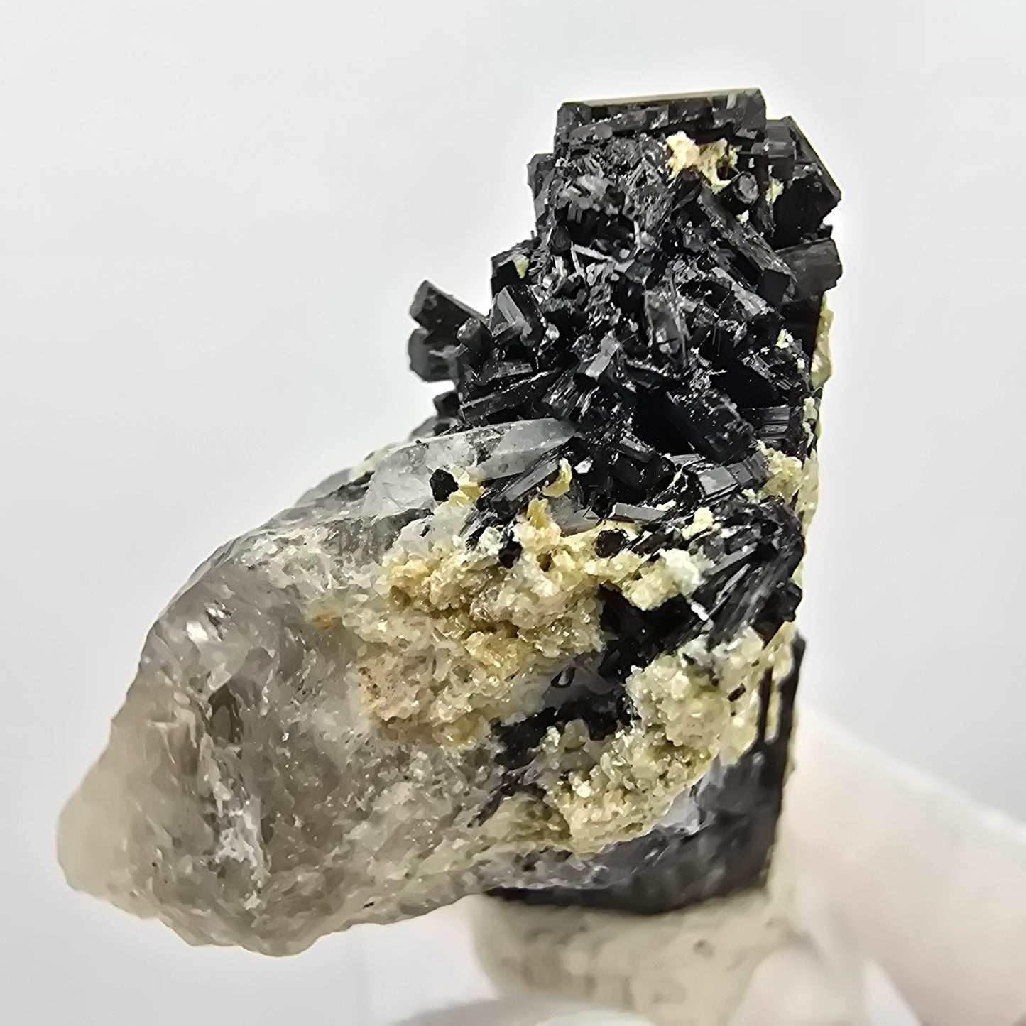Seltene Schörl Turmalin, Rauchquarz Stufe Erongo, Namibia 47*36*23mm Sammlung