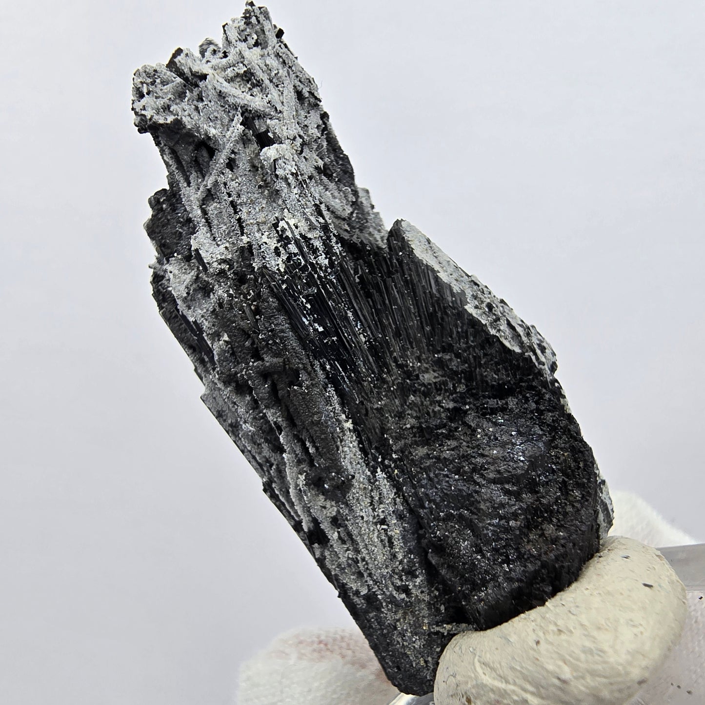 Seltene Schörl Turmalin Stufe schwarz Erongo, Namibia 50*23*22mm Sammlung