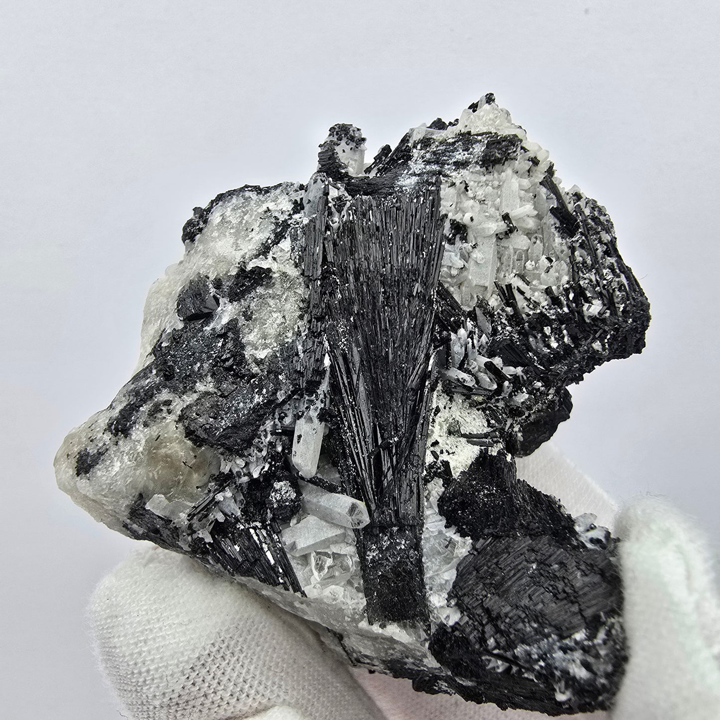 Seltene Schörl Turmalin, Rauchquarz Stufe Erongo, Namibia 57*50*35mm Sammlung
