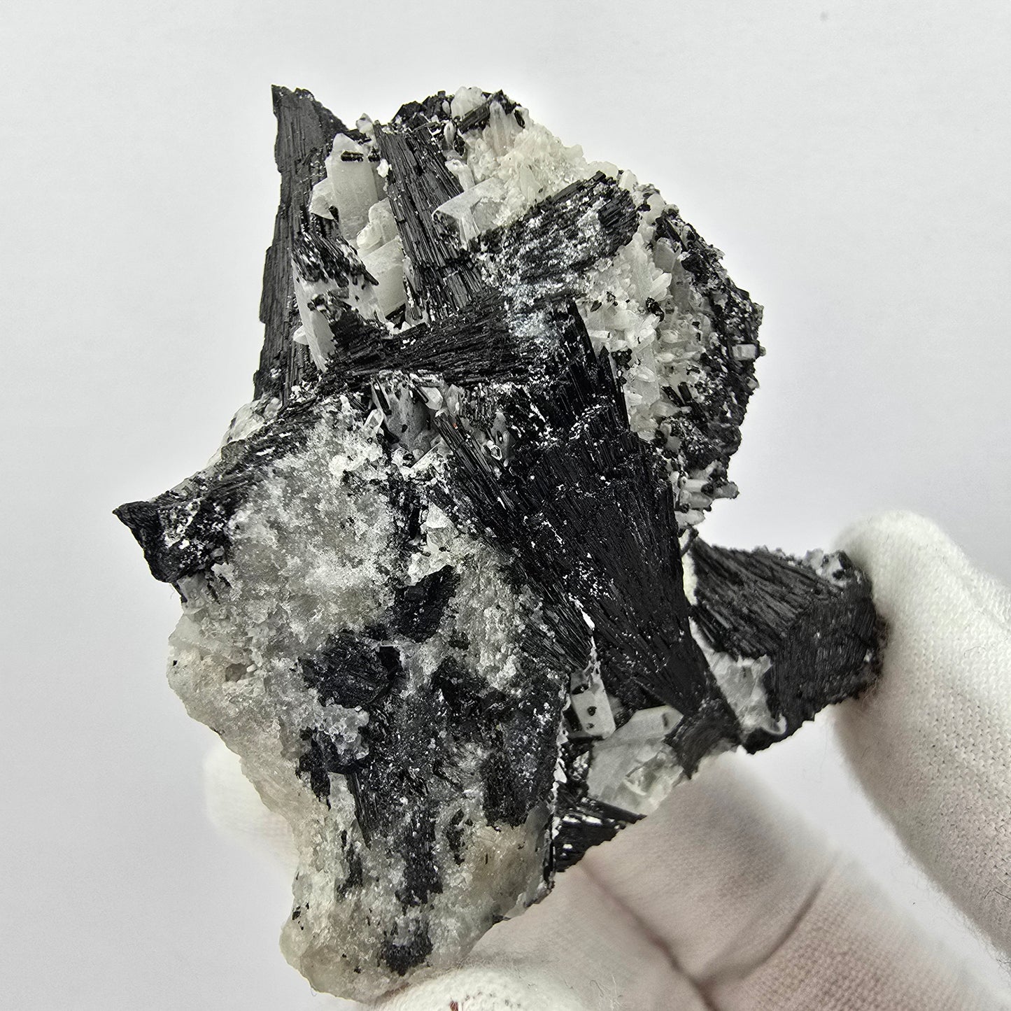 Seltene Schörl Turmalin, Rauchquarz Stufe Erongo, Namibia 57*50*35mm Sammlung