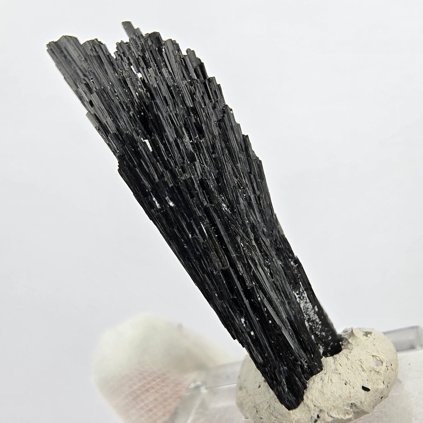 Seltene Schörl Turmalin Stufe schwarz Erongo, Namibia 45*19*11mm Sammlung