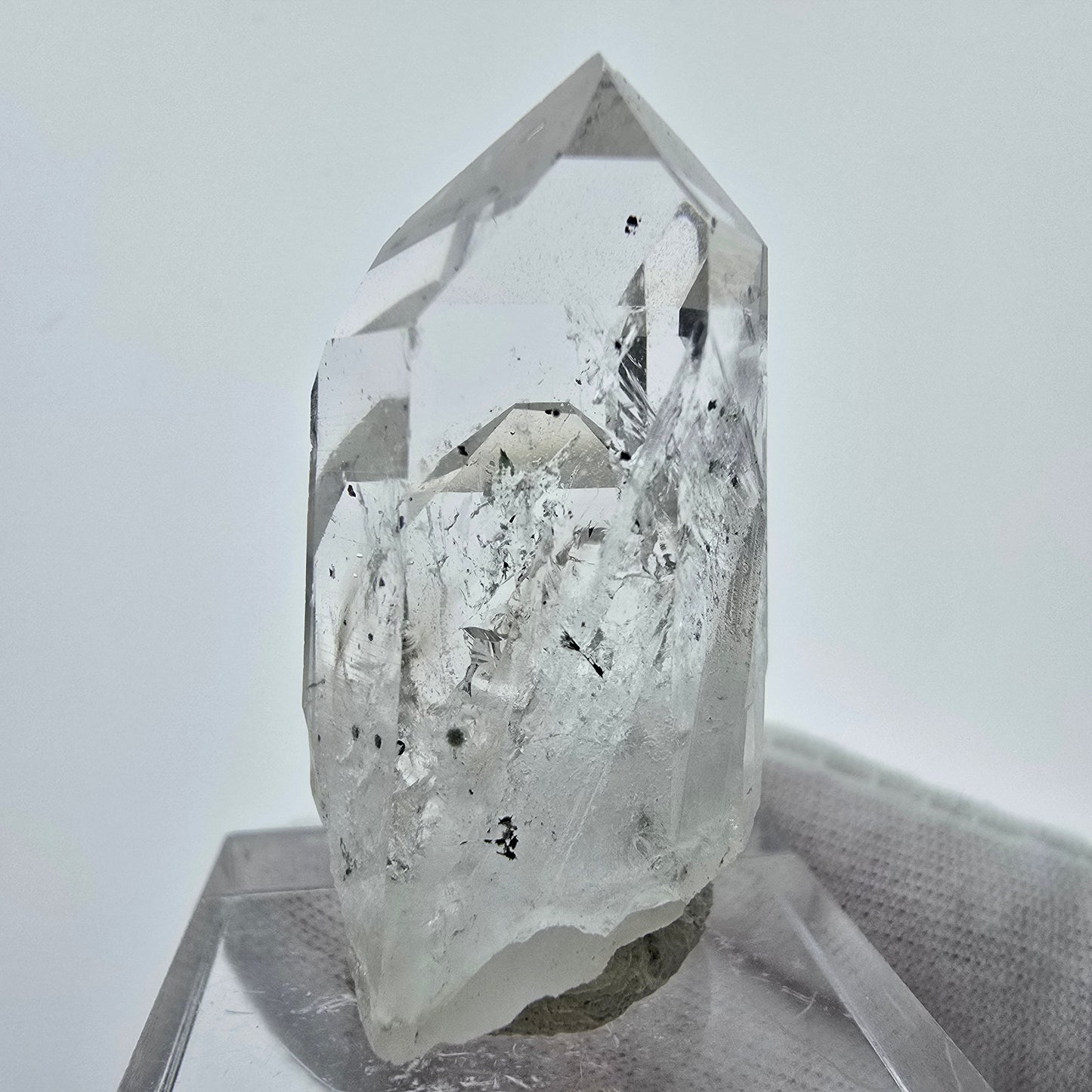 Enhydro Phantom Hämatit Quarz Stufe Streep Mine, Goboboseb, Namibia 35*18*16mm