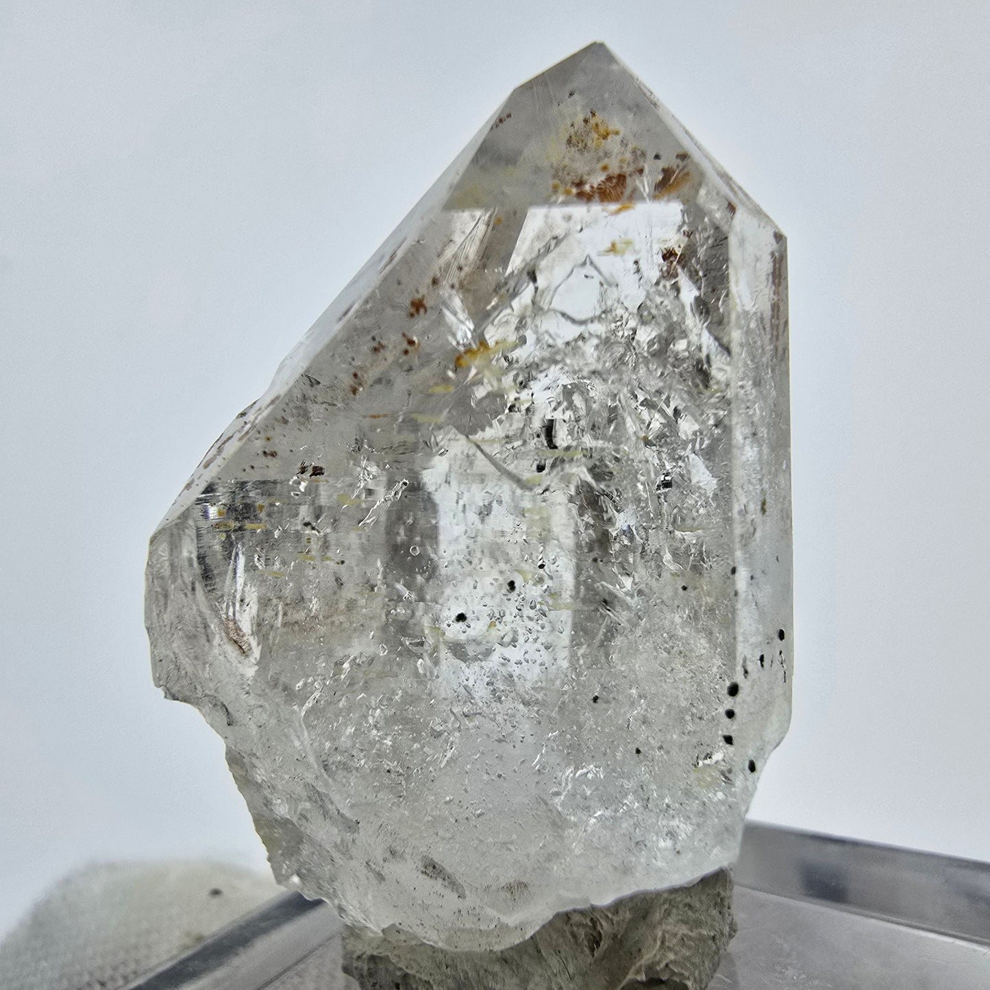 Enhydro Phantom Hämatit Quarz Kristall Streep Mine Goboboseb, Namibia 35*20*20mm