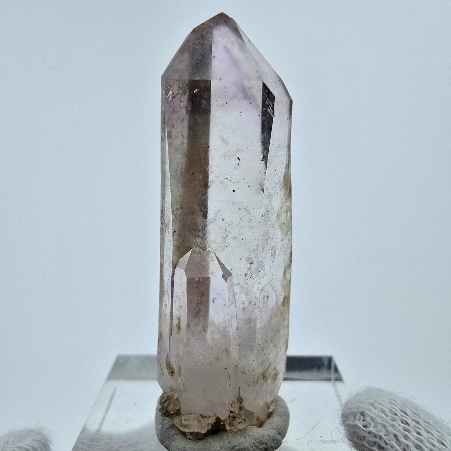 Clear Phantom Amethyst Scepter Crystal Goboboseb, Namibia 40*15*10mm
