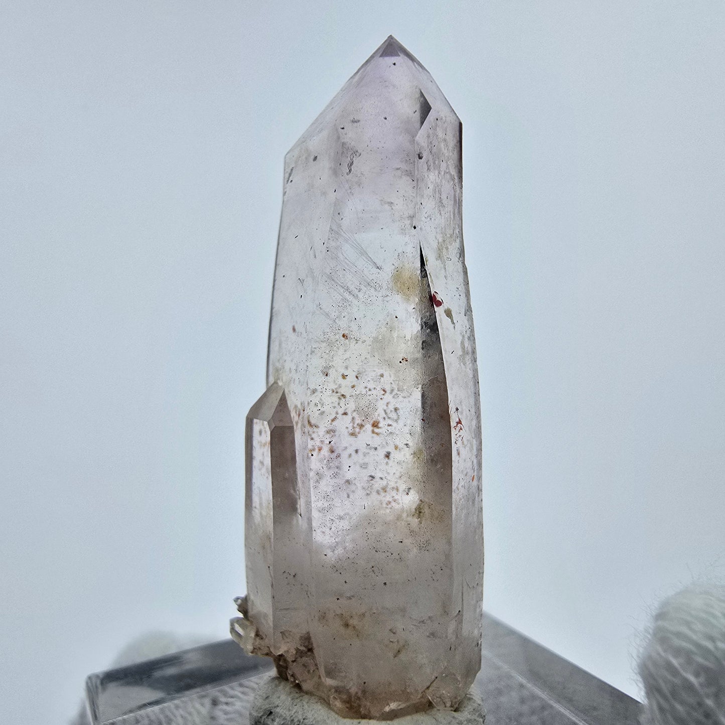 Clear Phantom Amethyst Scepter Crystal Goboboseb, Namibia 40*15*10mm