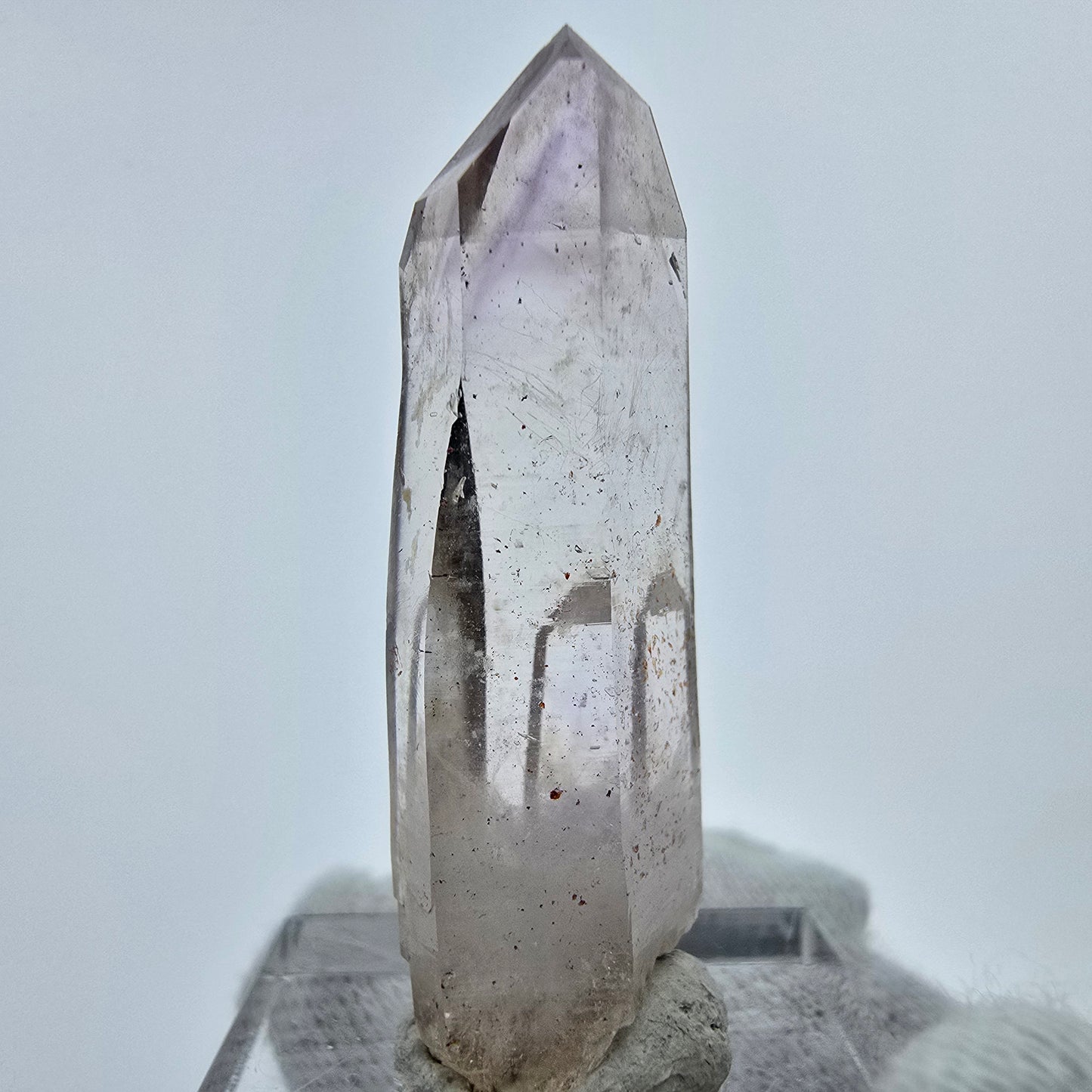 Clear Phantom Amethyst Scepter Crystal Goboboseb, Namibia 40*15*10mm