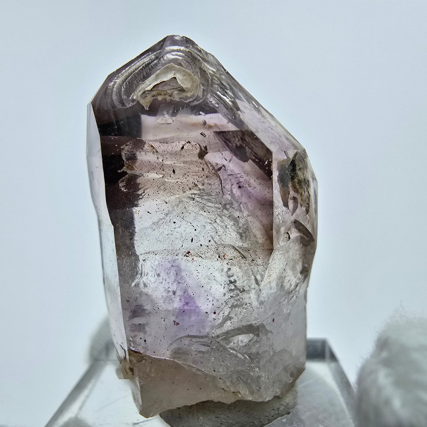 Phantom Amethyst Fenster Zepter Kristall Goboboseb, Namibia 43*19*13mm