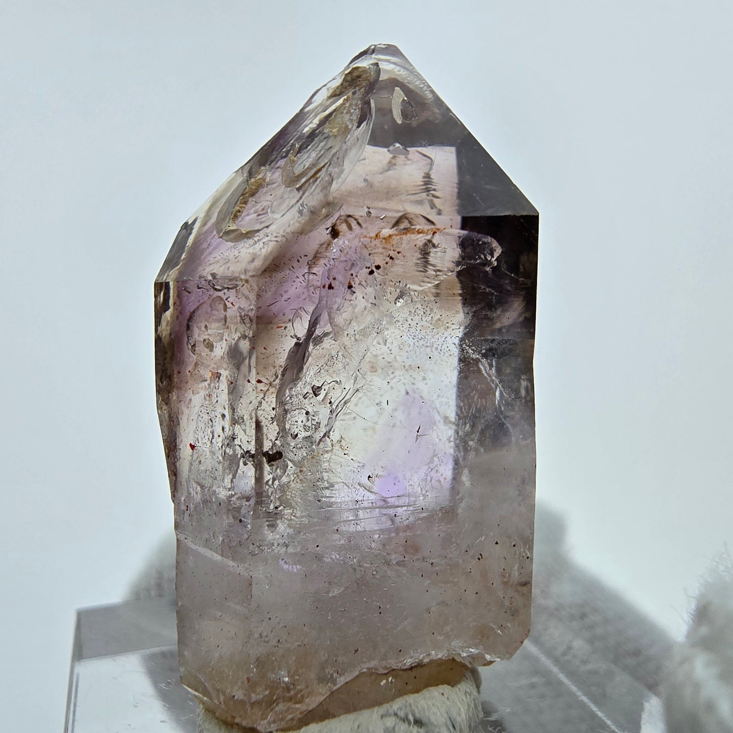 Phantom Amethyst Fenster Zepter Kristall Goboboseb, Namibia 43*19*13mm
