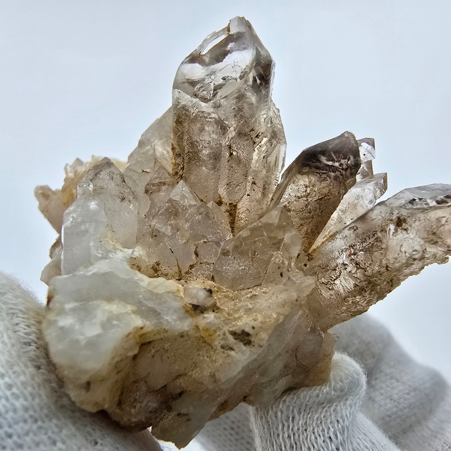 Phantom Rauchquarz Zepter Stufe Goboboseb, Namibia 46*40*40mm