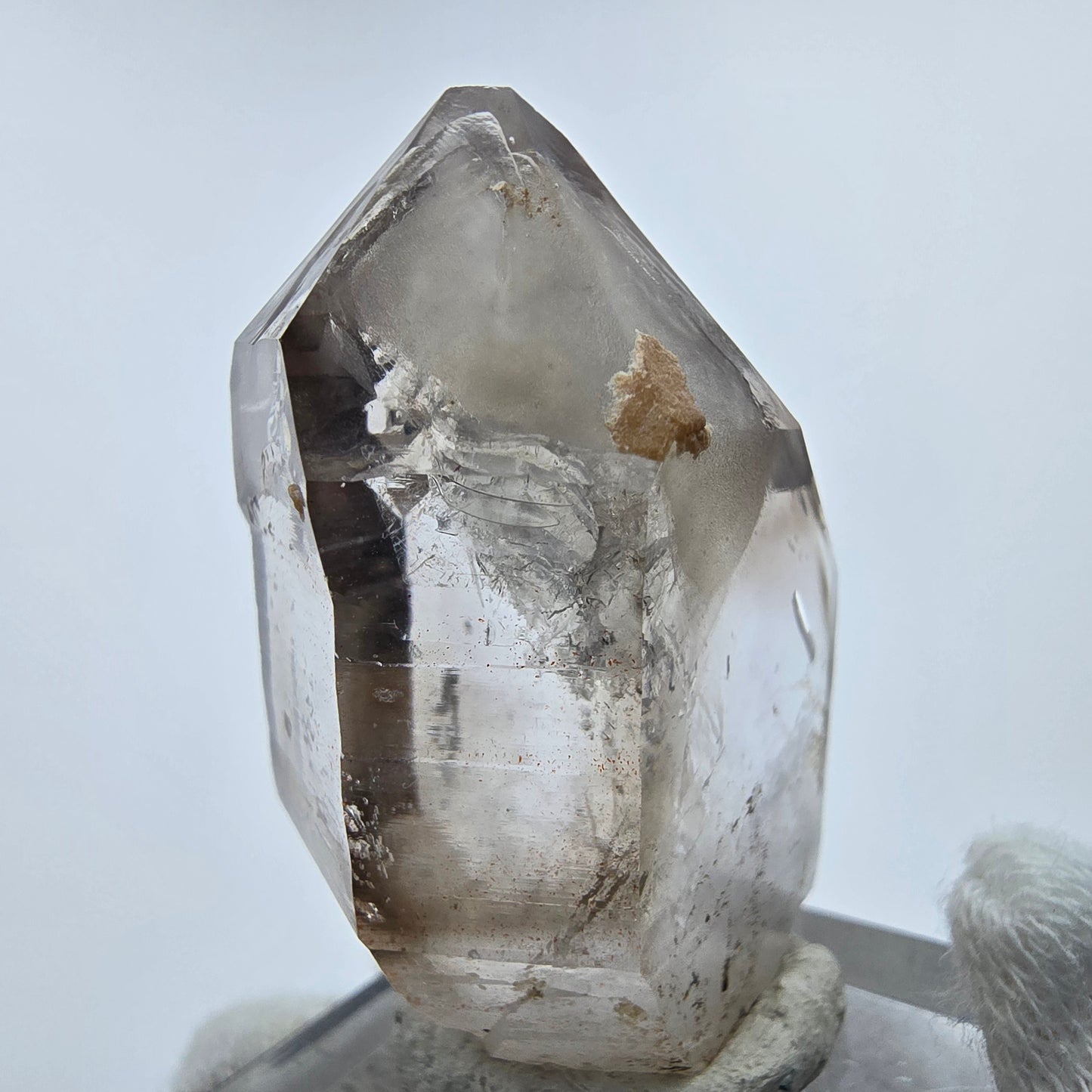 Enhydro Phantom Rauchquarz Zepter Kristall Goboboseb, Namibia 40*24*21mm