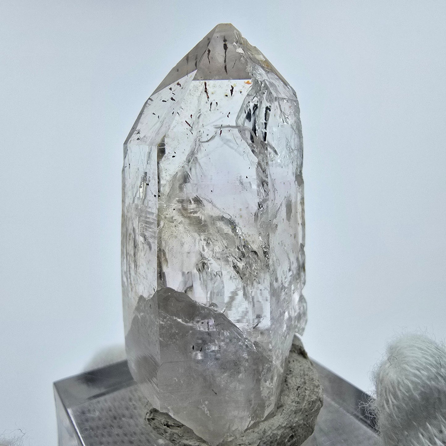 Harlekin Phantom Quarz Kristall Streep Mine, Goboboseb, Namibia 39*18*16mm