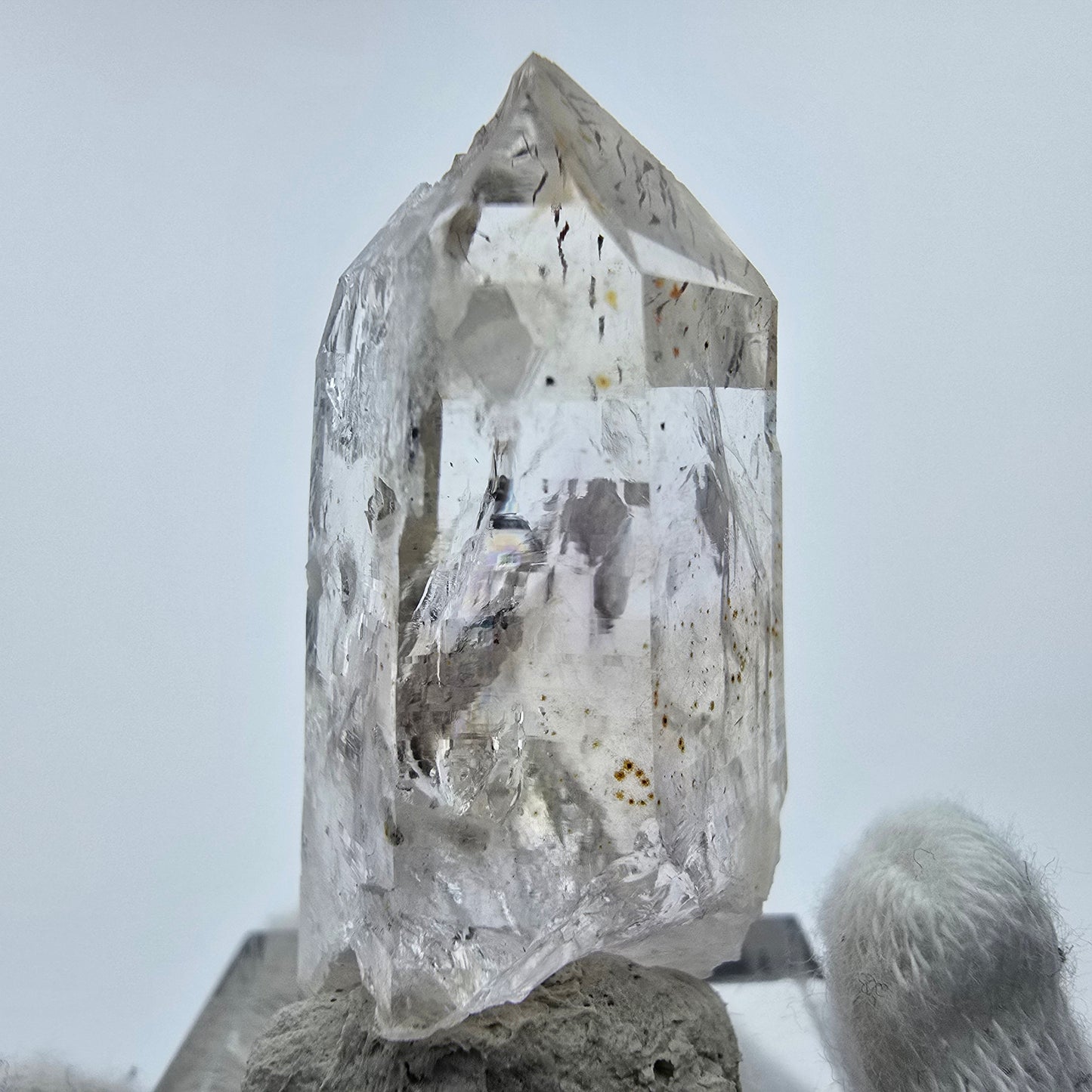 Harlekin Phantom Quarz Kristall Streep Mine, Goboboseb, Namibia 39*18*16mm