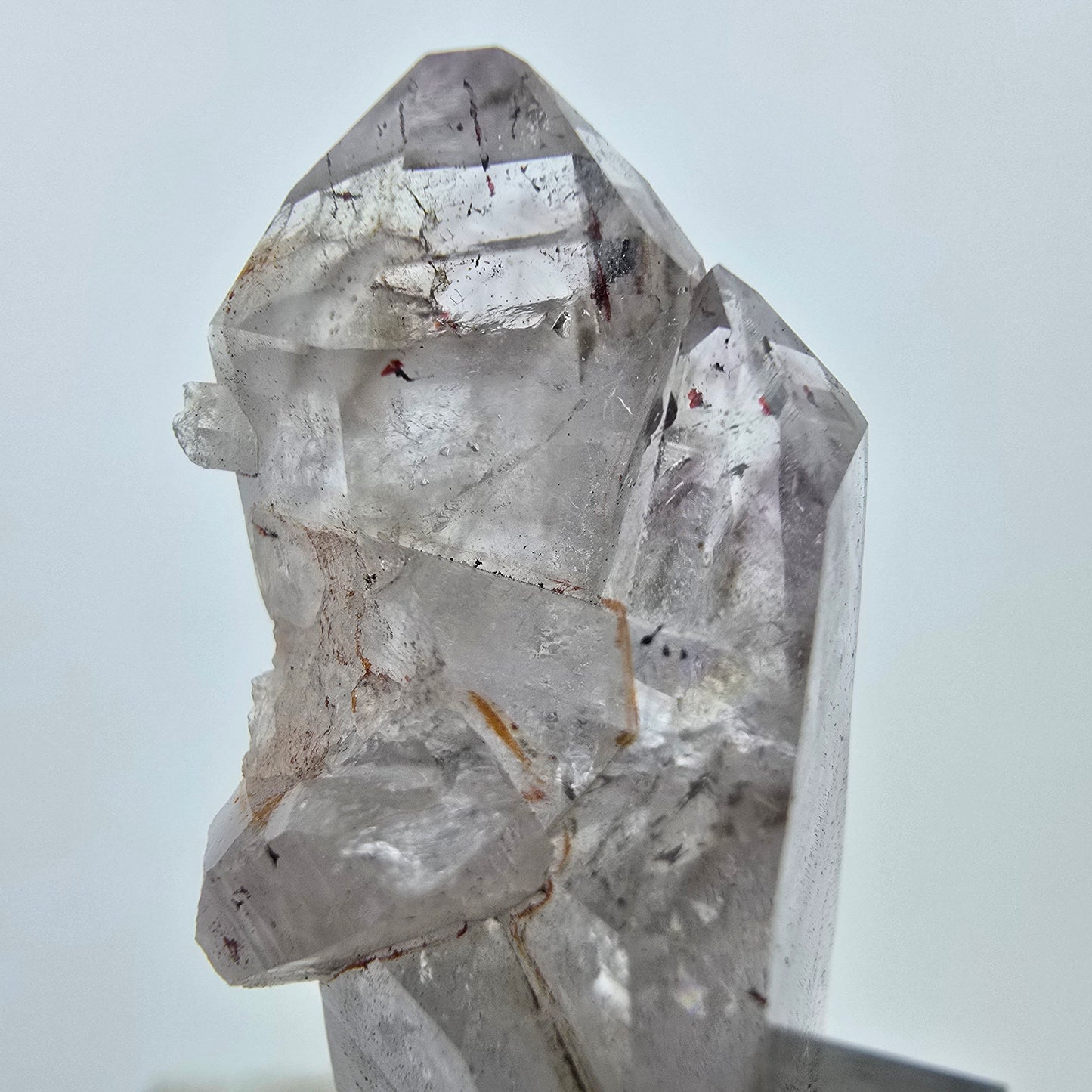 Harlekin Phantom Quarz Kristall Streep Mine, Goboboseb, Namibia 47*22*21mm