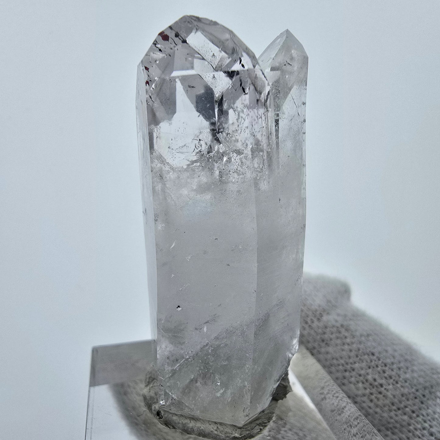 Harlekin Phantom Quarz Kristall Streep Mine, Goboboseb, Namibia 42*21*15mm