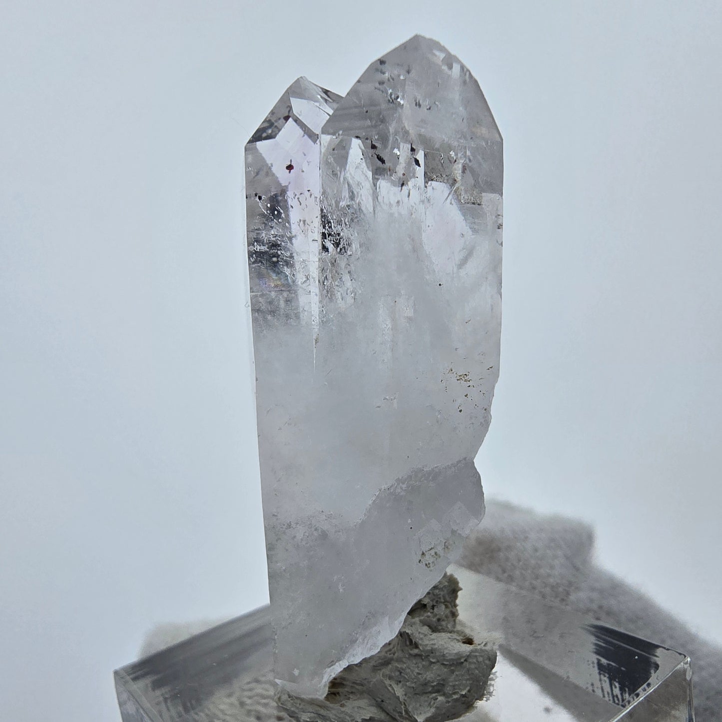 Harlekin Phantom Quarz Kristall Streep Mine, Goboboseb, Namibia 42*21*15mm