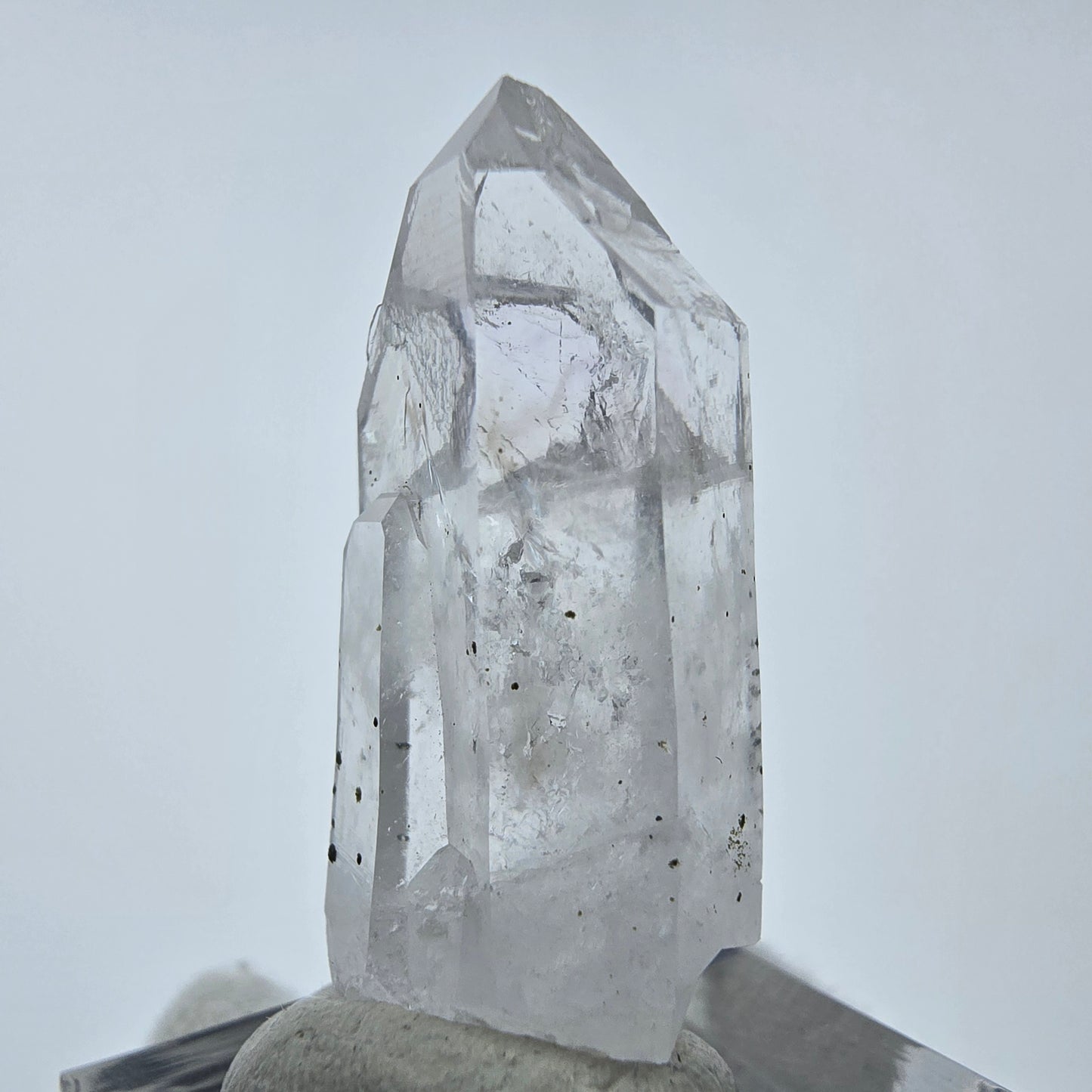 Klarer Phantom Hämatit Quarz Kristall Streep Mine, Goboboseb, Namibia 36*14*12mm
