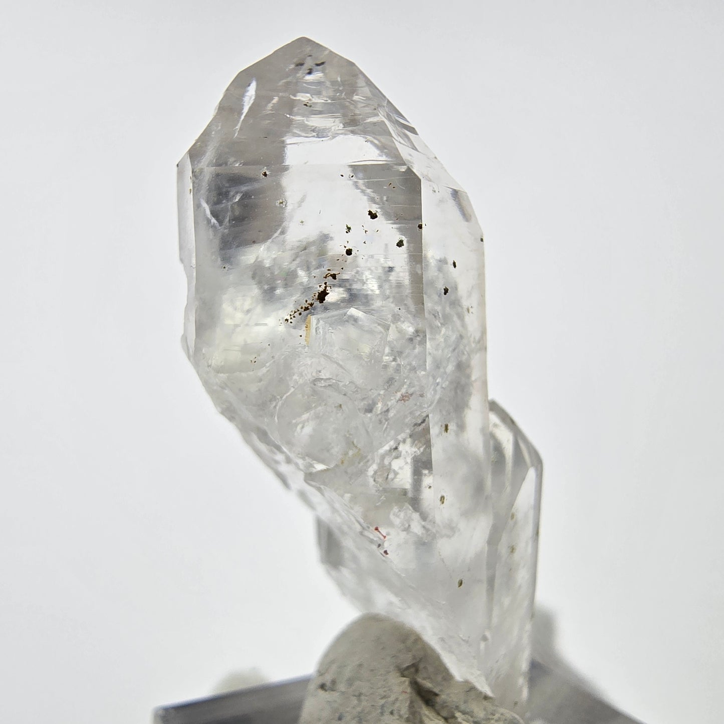 Klarer Phantom Hämatit Quarz Kristall Streep Mine, Goboboseb, Namibia 42*15*15mm