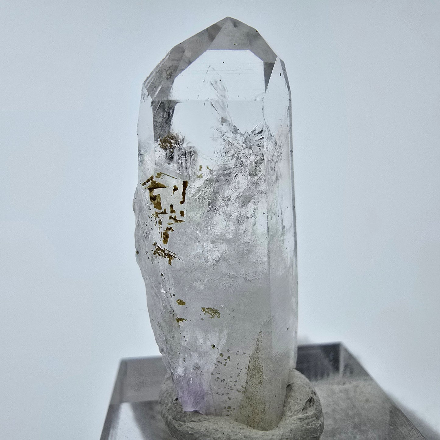 Enhydro Phantom Hämatit Amethyst Streep Mine Goboboseb, Namibia 38*14*14mm