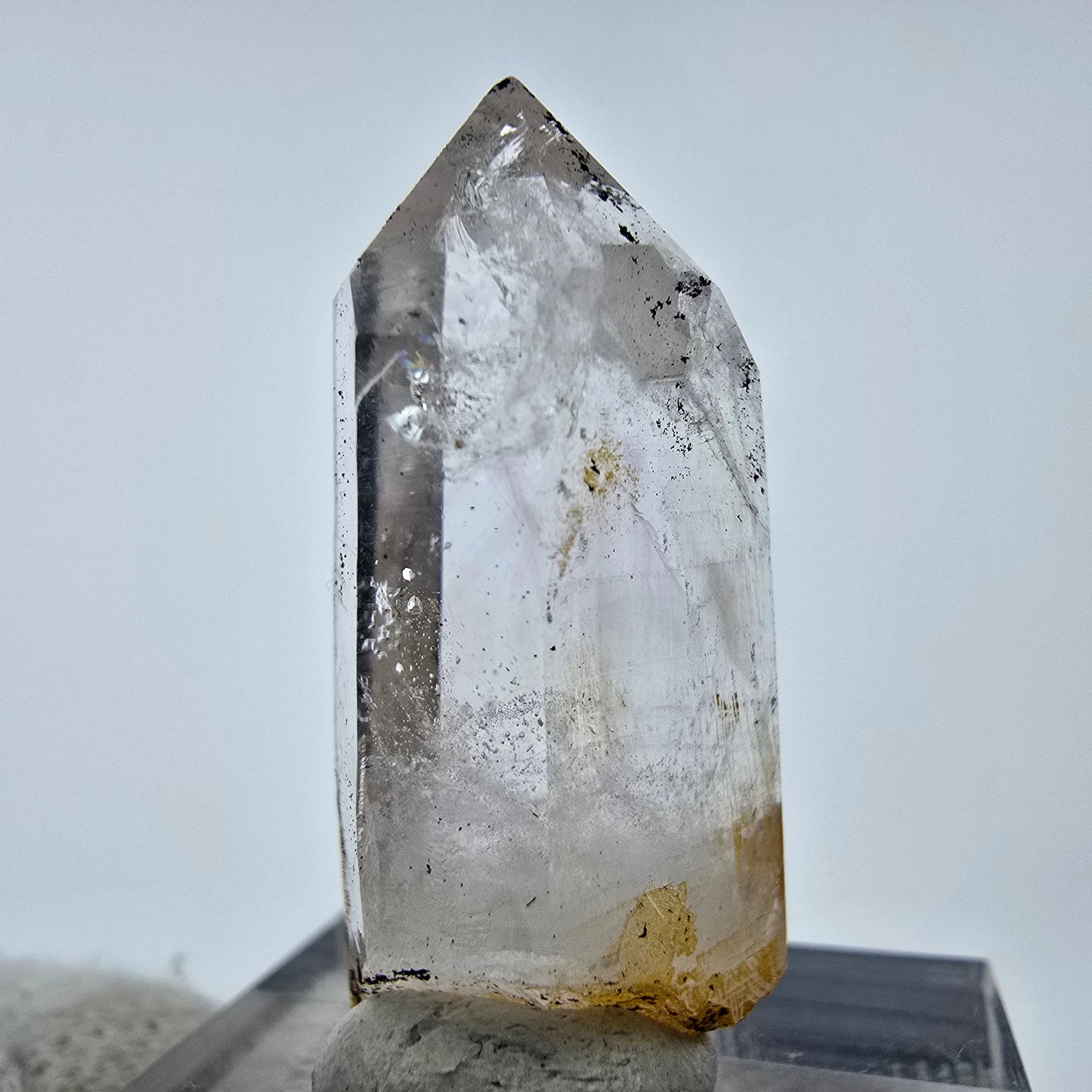 Klarer Phantom Hämatit Quarz Kristall Streep Mine, Goboboseb, Namibia 32*14*12mm