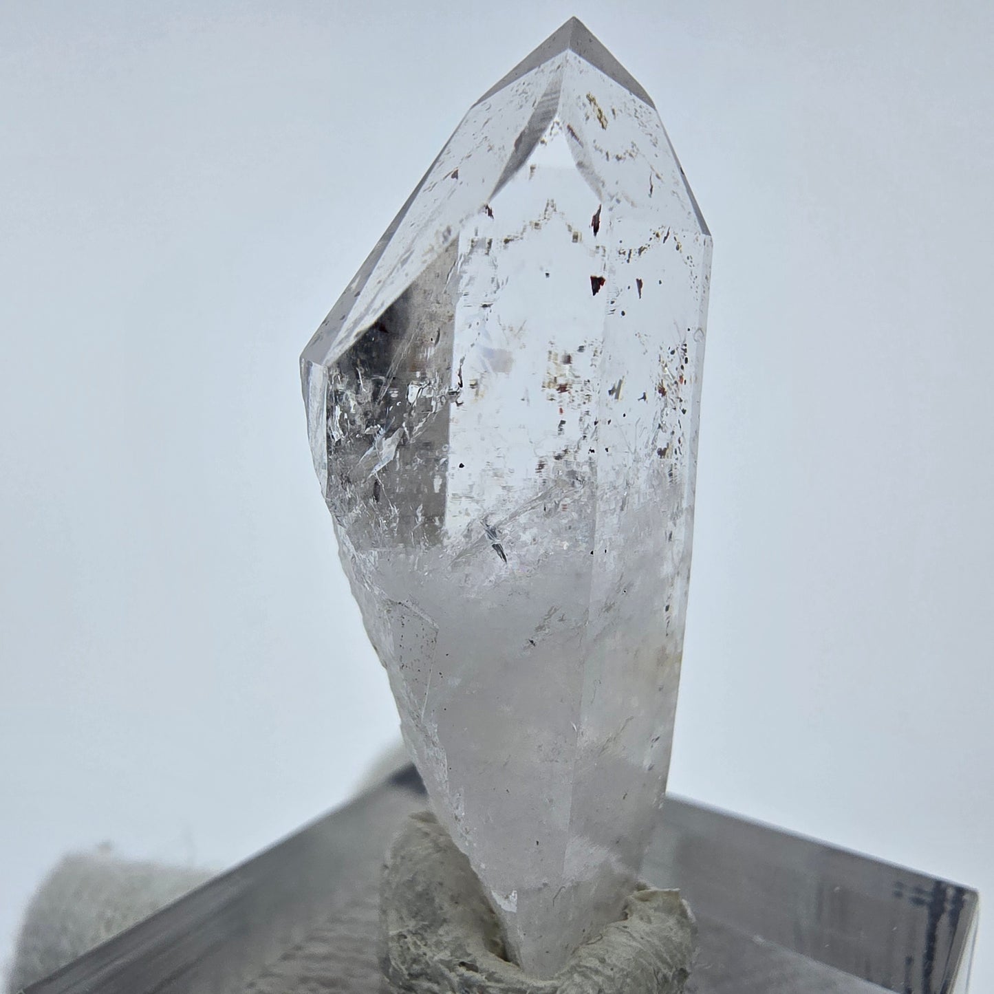 Harlekin Phantom Quarz Kristall Streep Mine, Goboboseb, Namibia 36*14*13mm