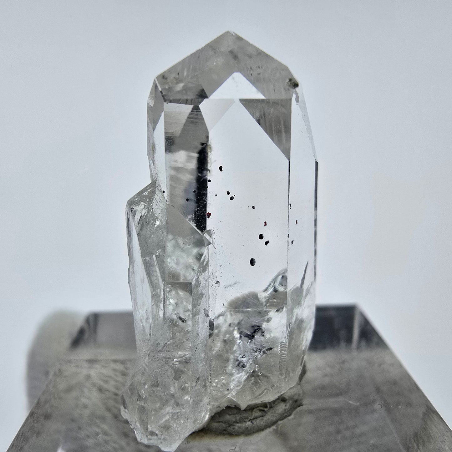 Harlekin Phantom Quarz Kristall Streep Mine, Goboboseb, Namibia 26*14*10mm