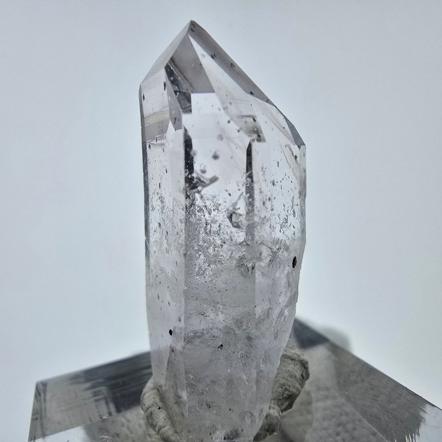 Cristal d'améthyste hématite fantôme Streep Mine, Goboboseb, Namibie 31 x 15 x 13 mm