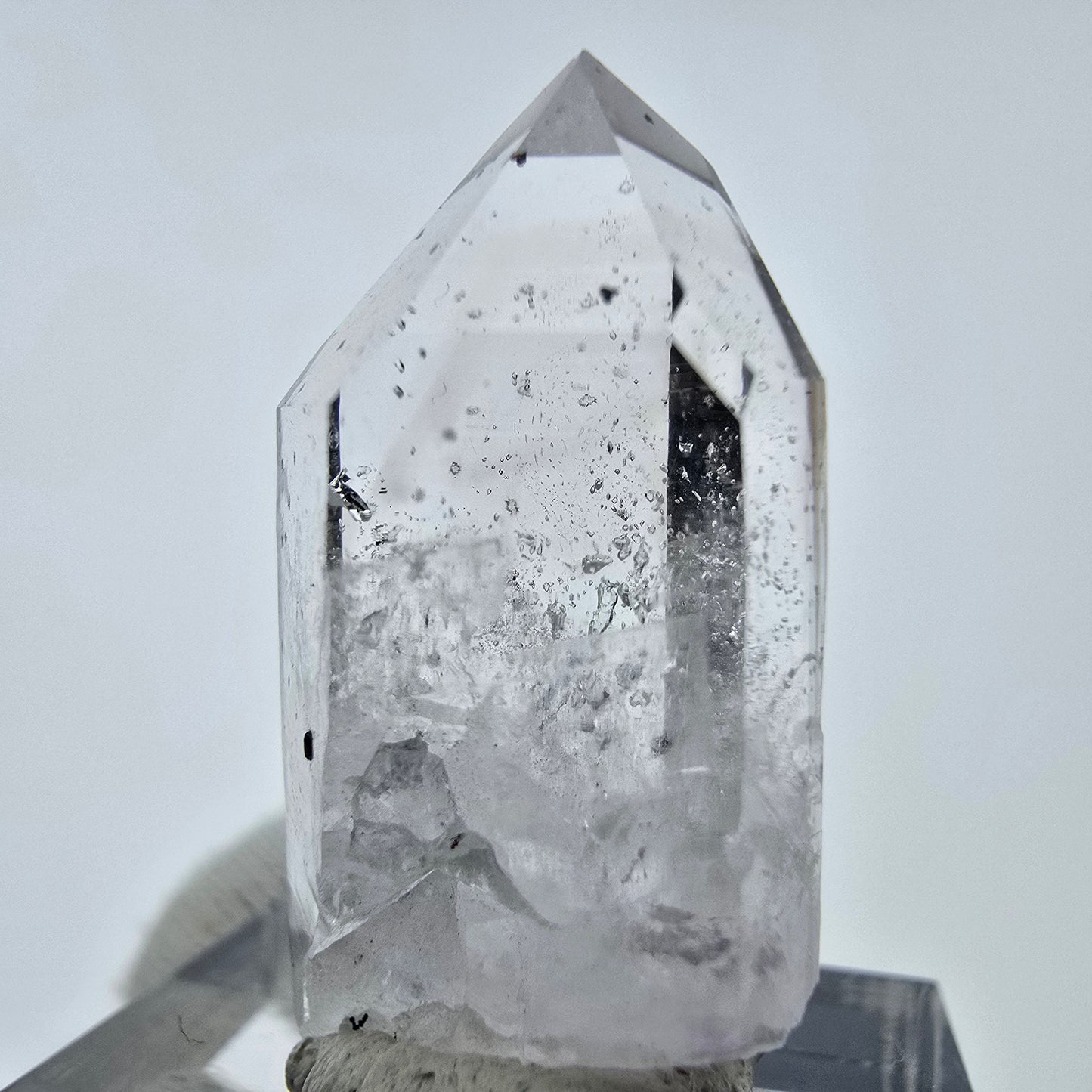 Cristal d'améthyste hématite fantôme Streep Mine, Goboboseb, Namibie 31 x 15 x 13 mm