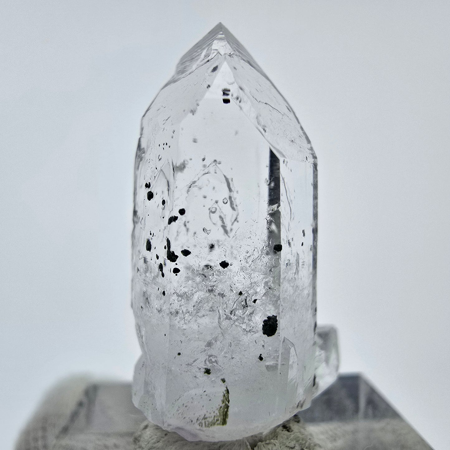 Cristal d'améthyste hématite fantôme Streep Mine, Goboboseb, Namibie 31 x 18 x 13 mm