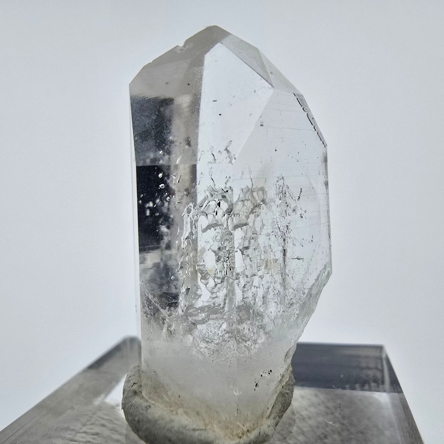 Enhydro Phantom Hämatit Quarz Kristall Streep Mine Goboboseb, Namibia 30*15*11mm
