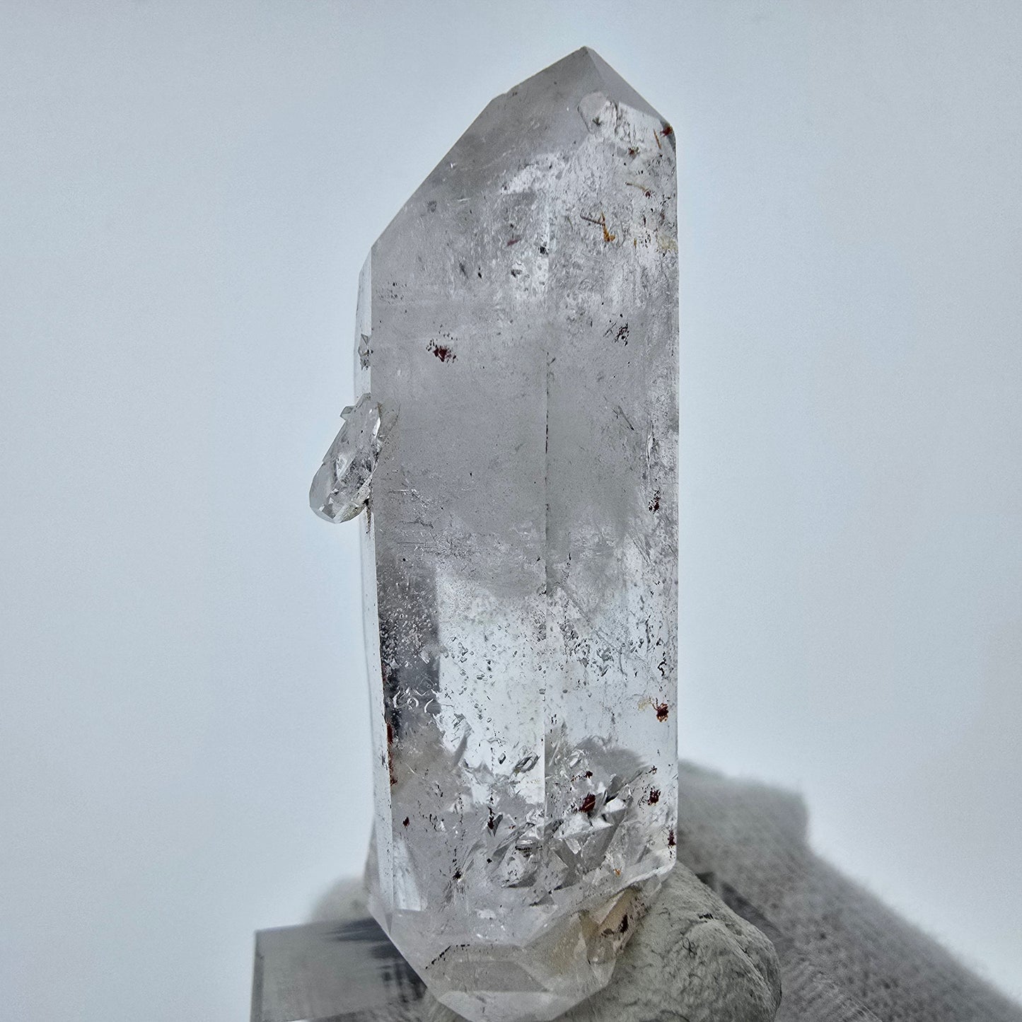 Phantom Hämatit DT Quarz Stufe Valentine Pocket Goboboseb, Namibia 45*23*13mm