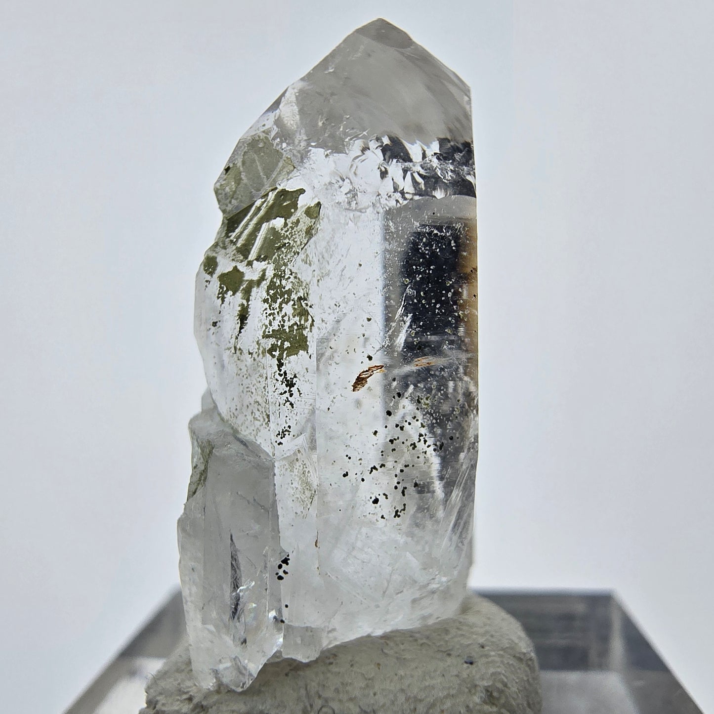 Enhydro Hämatit Epidot Quarz, 1x Blase Streep Mine Goboboseb, Namibia 31*17*11mm