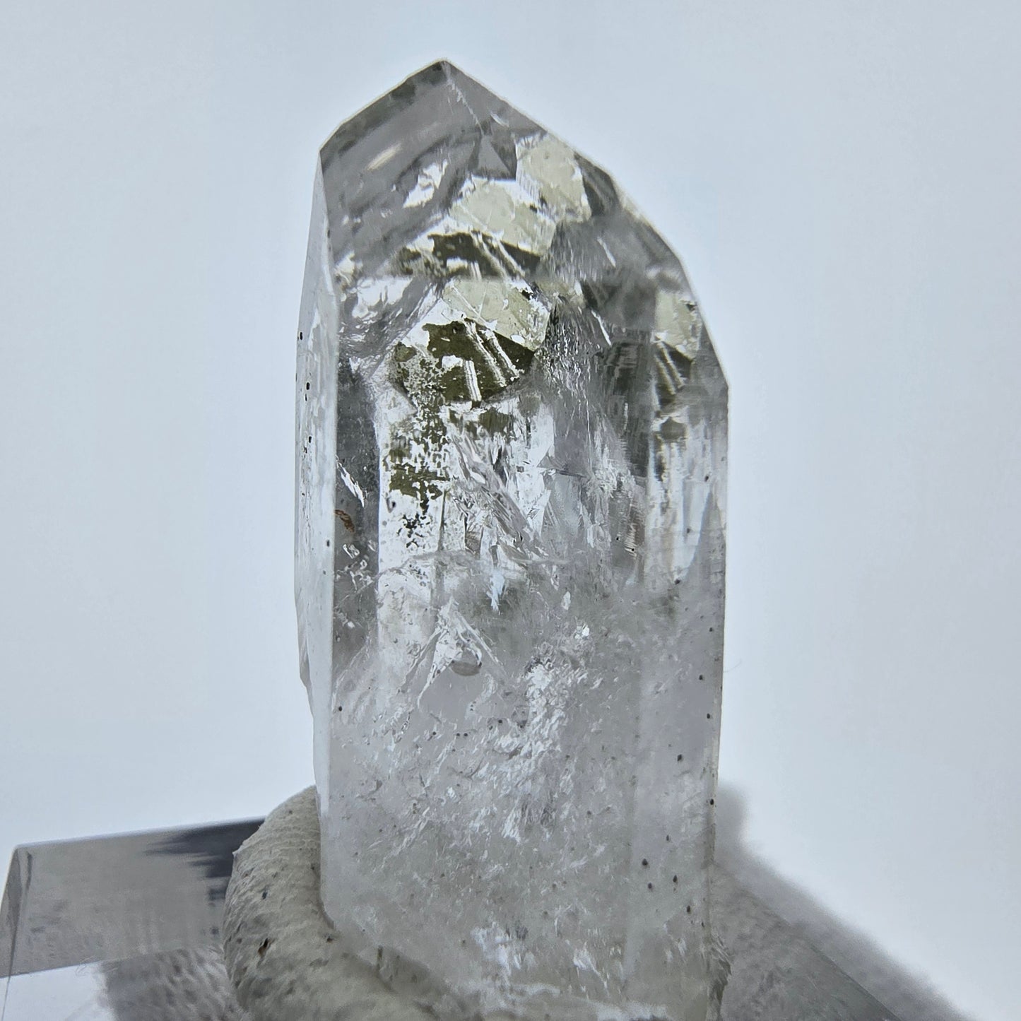 Enhydro Hämatit Epidot Quarz, 1x Blase Streep Mine Goboboseb, Namibia 31*17*11mm