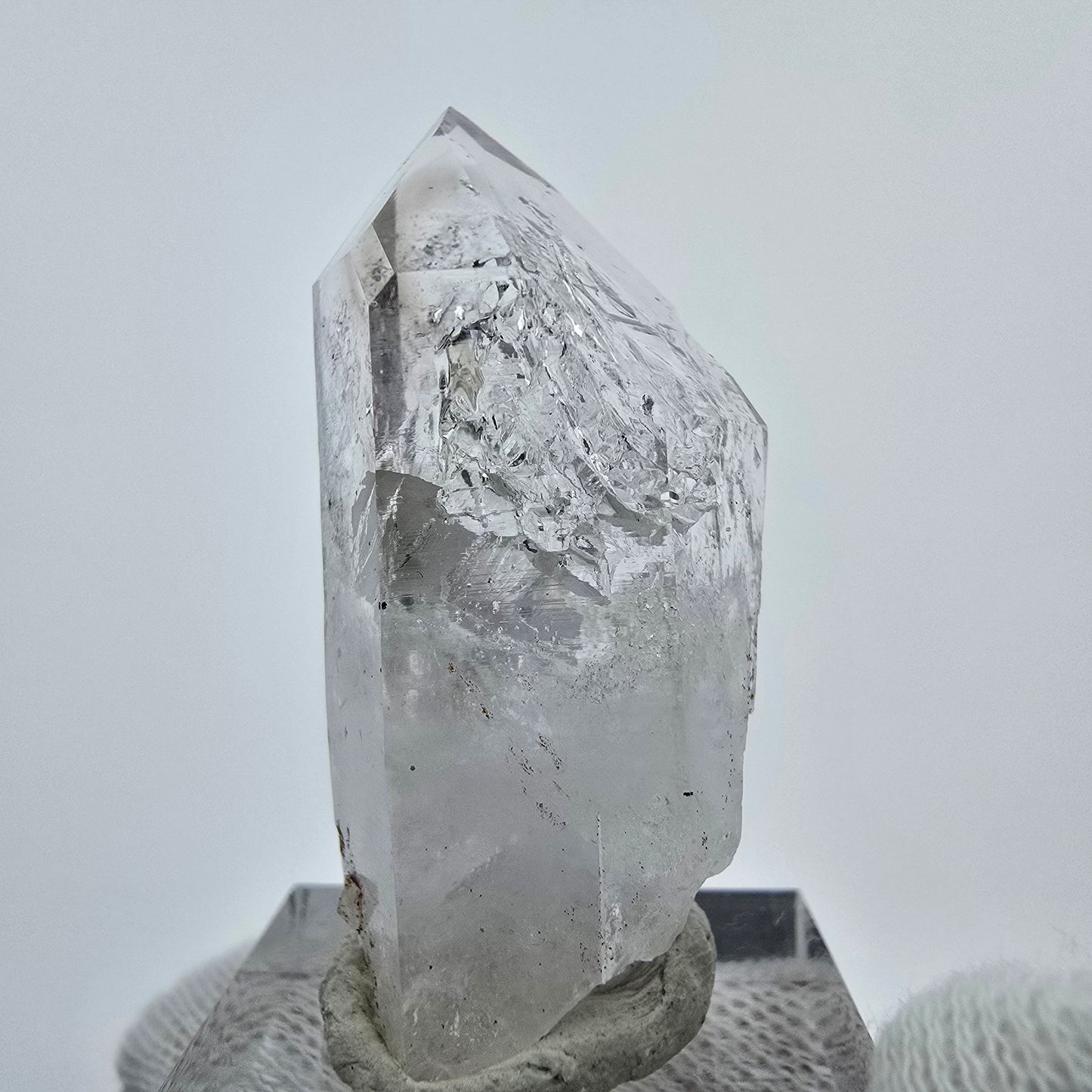Enhydro Hämatit Epidot Quarz, 1x Blase Streep Mine Goboboseb, Namibia 43*19*15mm