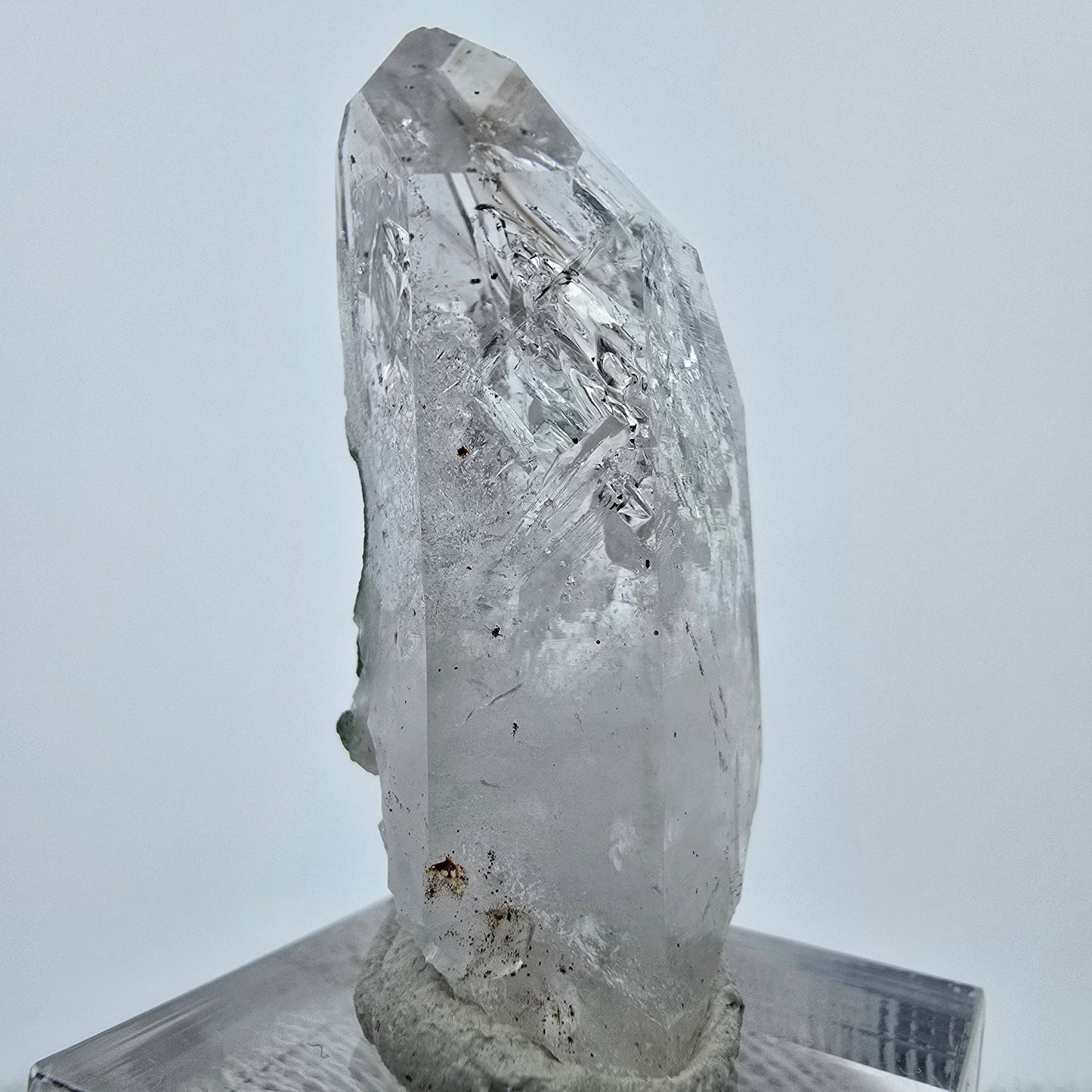 Enhydro Hämatit Epidot Quarz, 1x Blase Streep Mine Goboboseb, Namibia 43*19*15mm