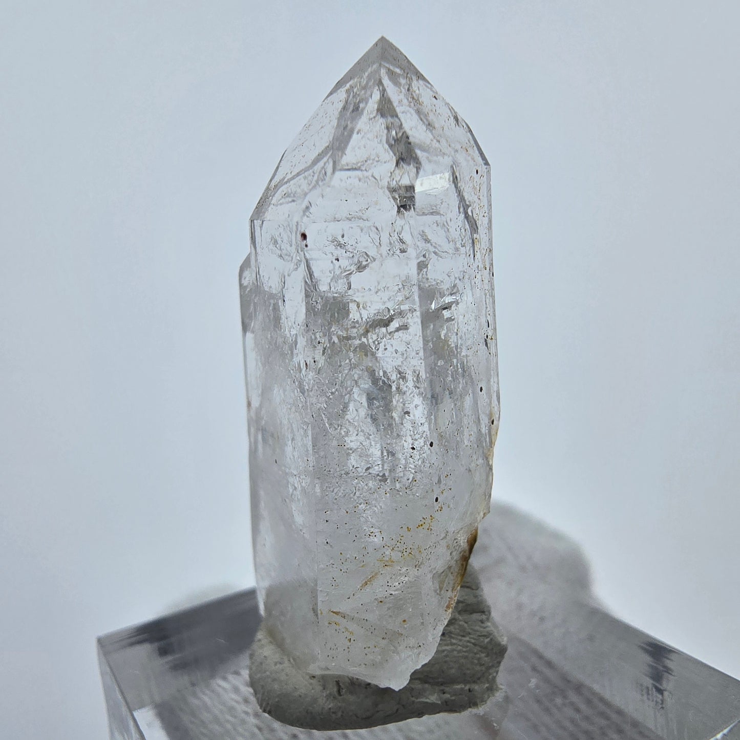 Enhydro Phantom Quarz, 1x Blase Streep Mine, Goboboseb, Namibia 36*16*11mm